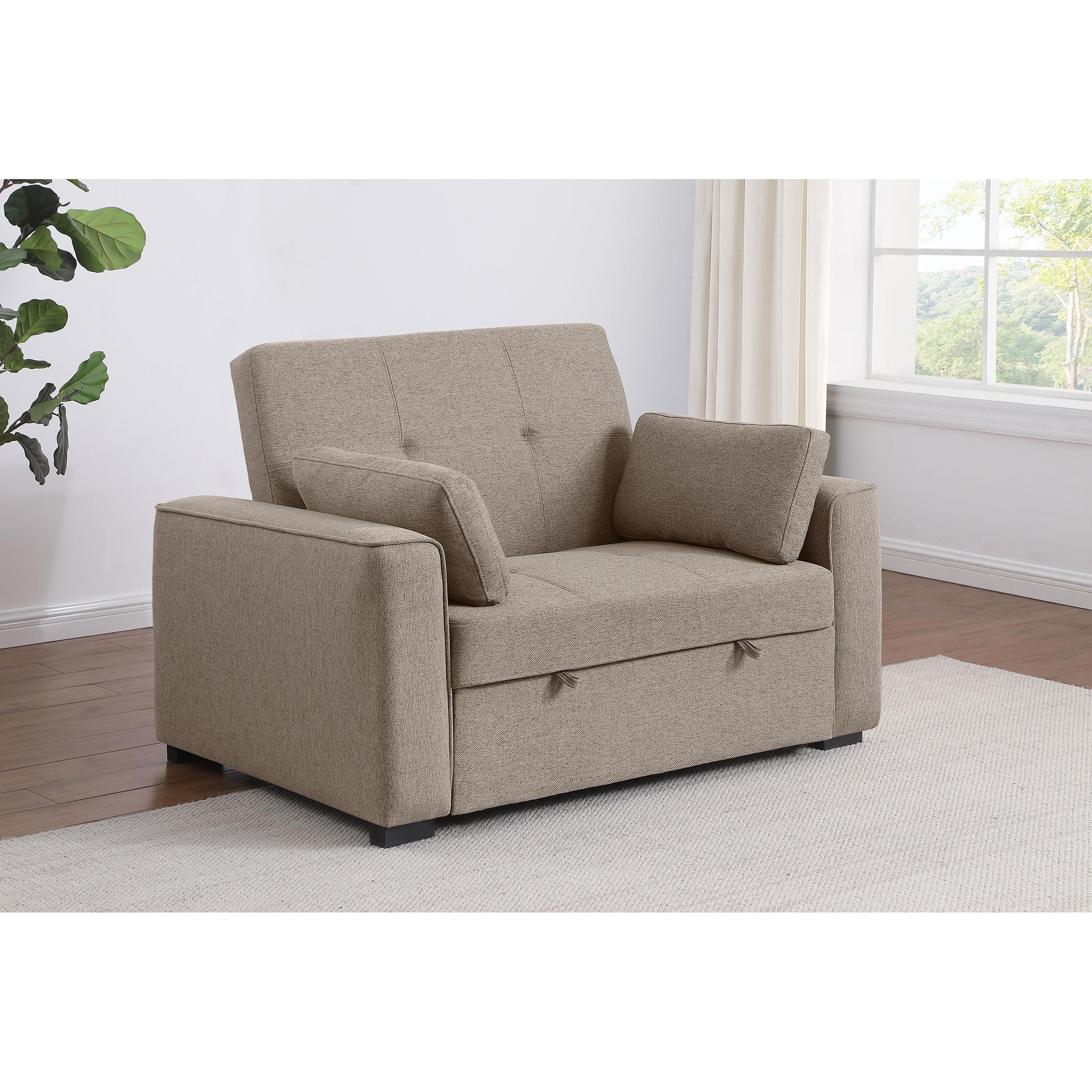 Coaster Furniture Edith 360146 Upholstered Convertible Sleeper Sofa Bed - Beige IMAGE 10