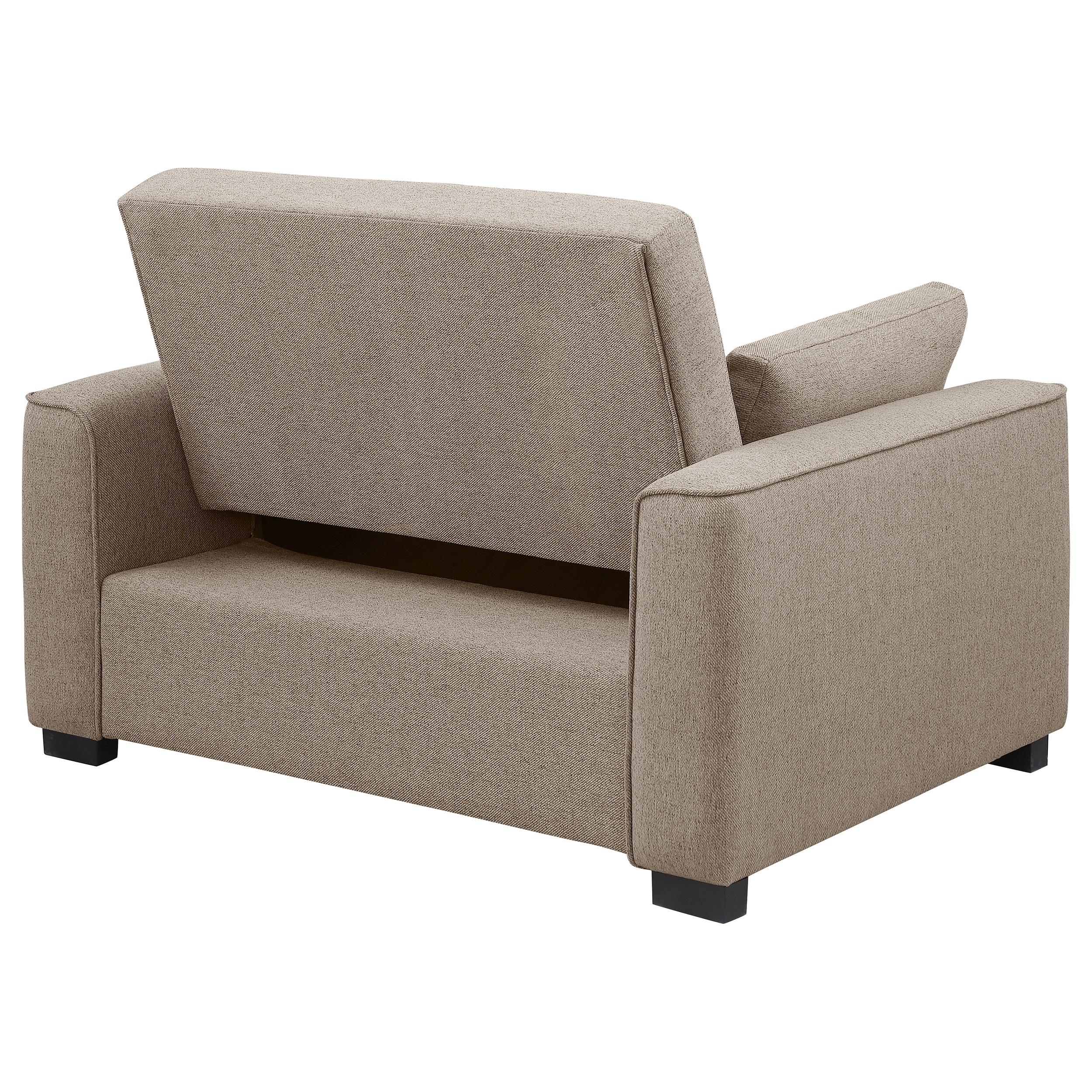 Coaster Furniture Edith 360146 Upholstered Convertible Sleeper Sofa Bed - Beige IMAGE 8