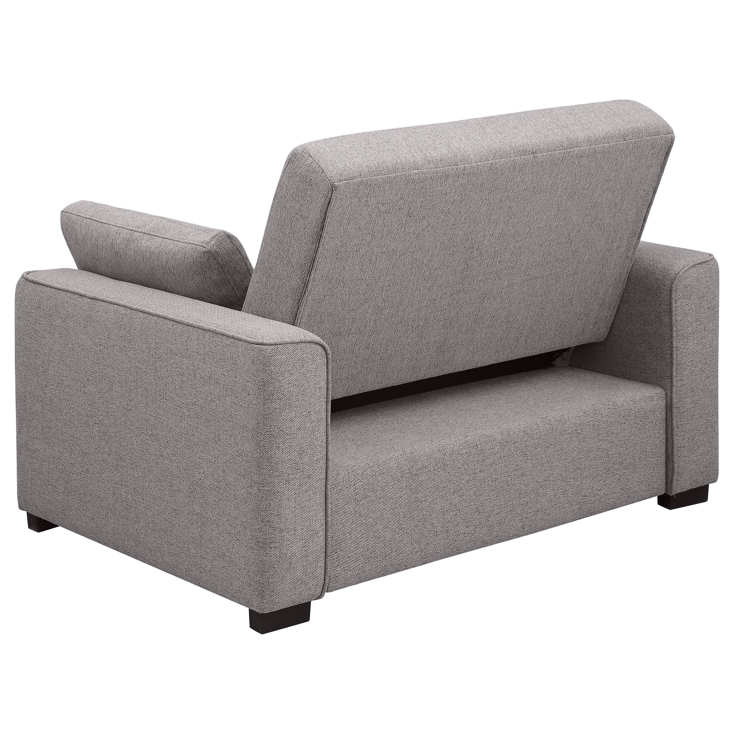 Coaster Furniture Edith 360147 Upholstered Convertible Sleeper Sofa Bed - Grey IMAGE 7
