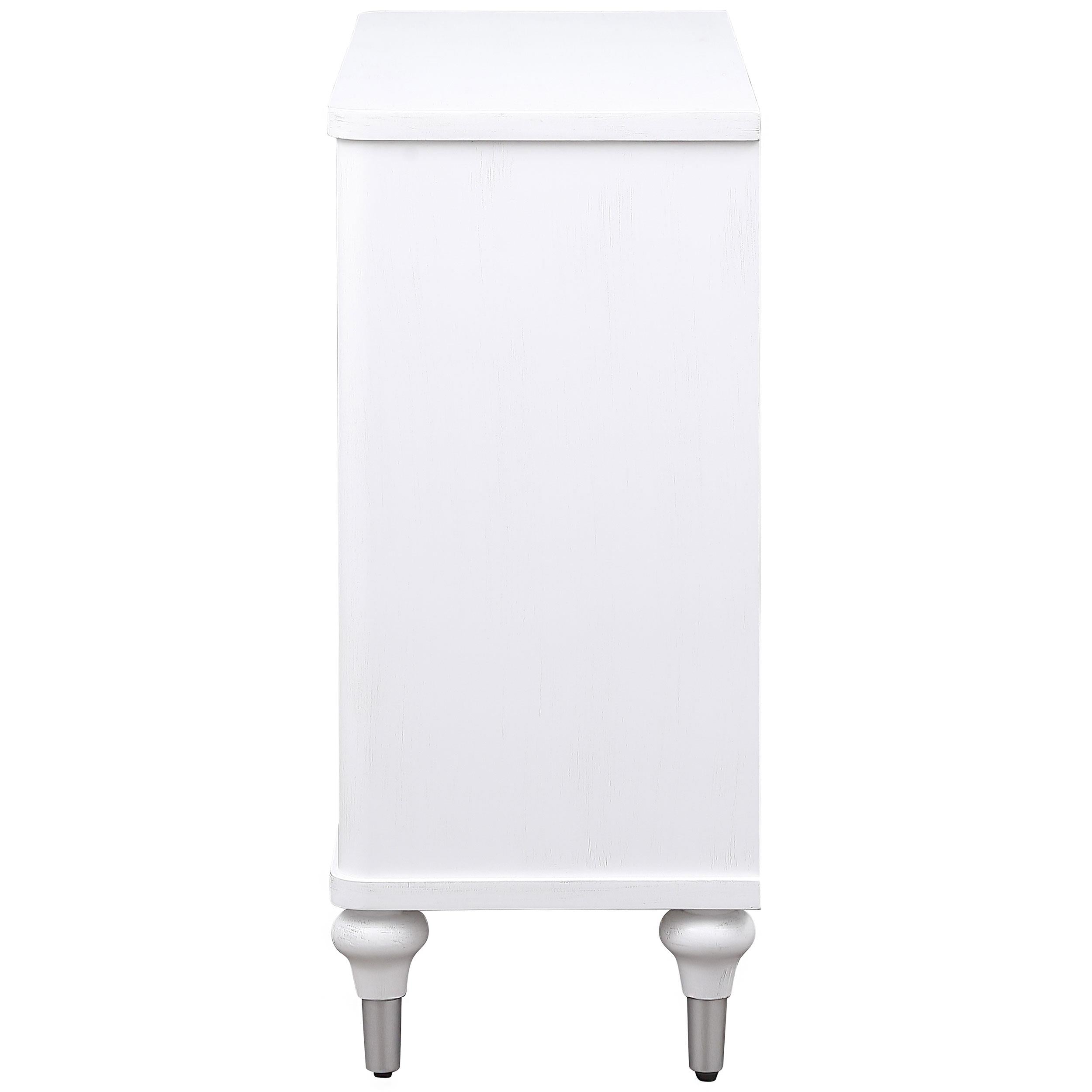 Coaster Furniture Cardella 950411 2-door Mandala Accent Cabinet - Distressed White IMAGE 5