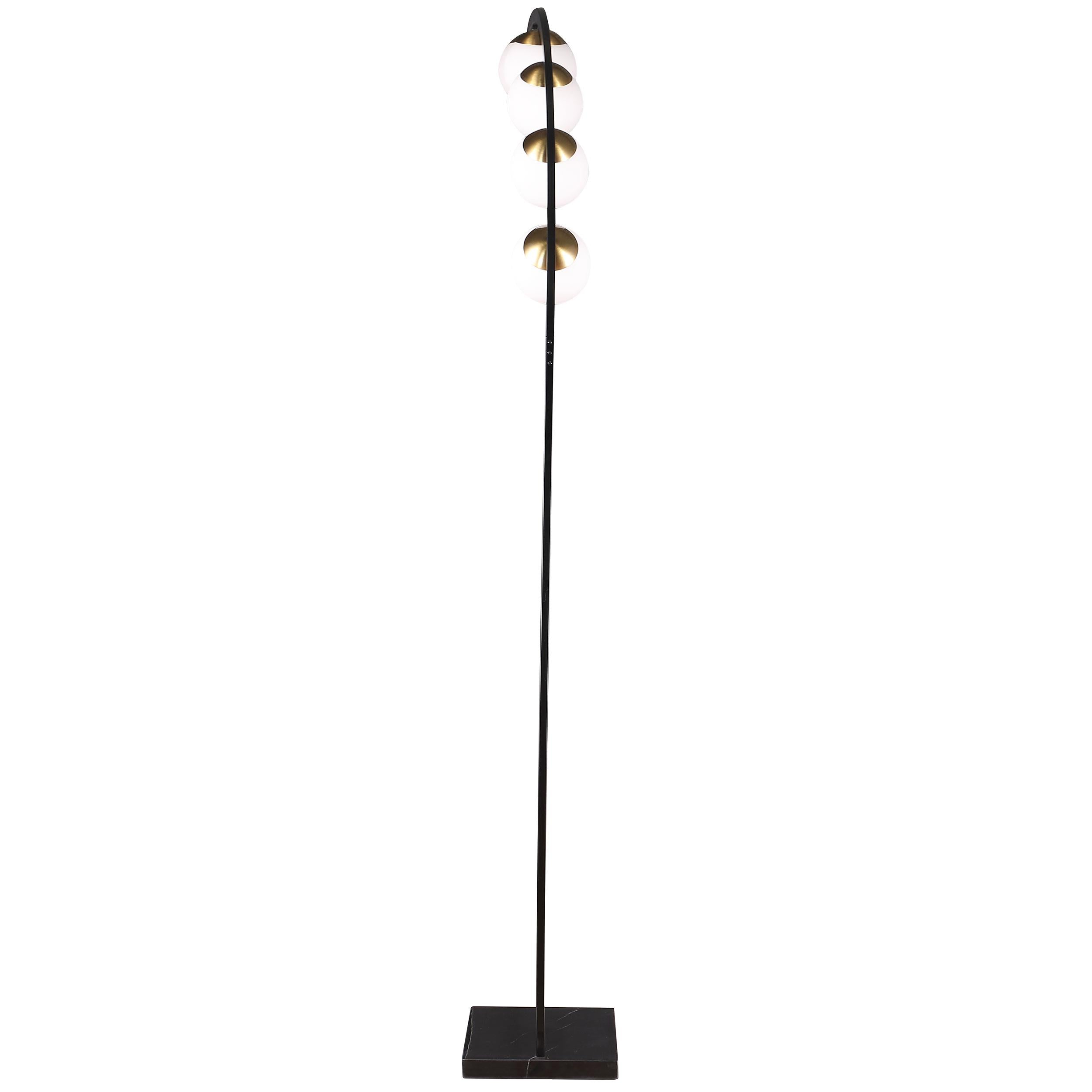 Coaster Furniture Cody 920242 78-inch Spherical 5-light Arc Metal Floor Lamp - Black IMAGE 3