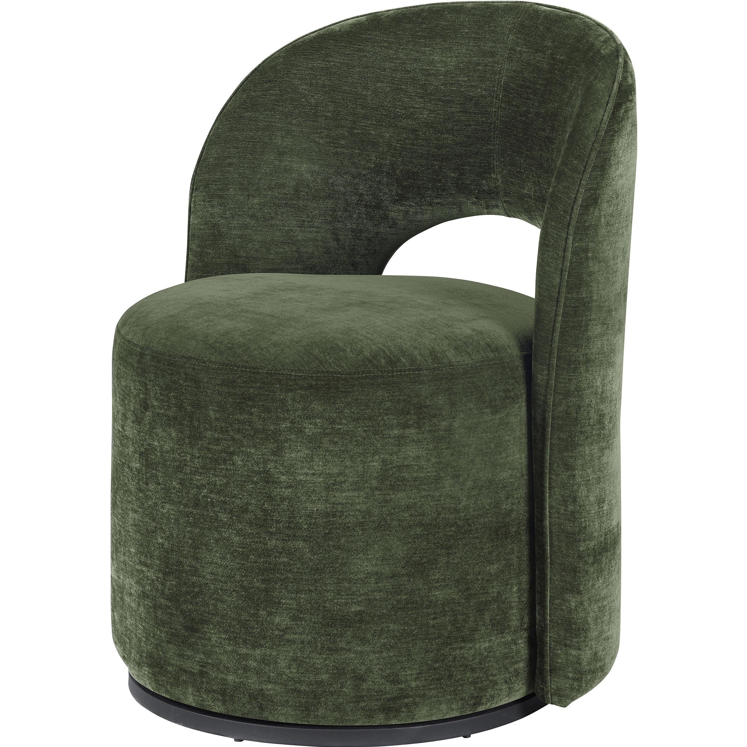 Coaster Furniture Harjo 907530 Velvet Upholstered Swivel Accent Chair - Olive Green IMAGE 4
