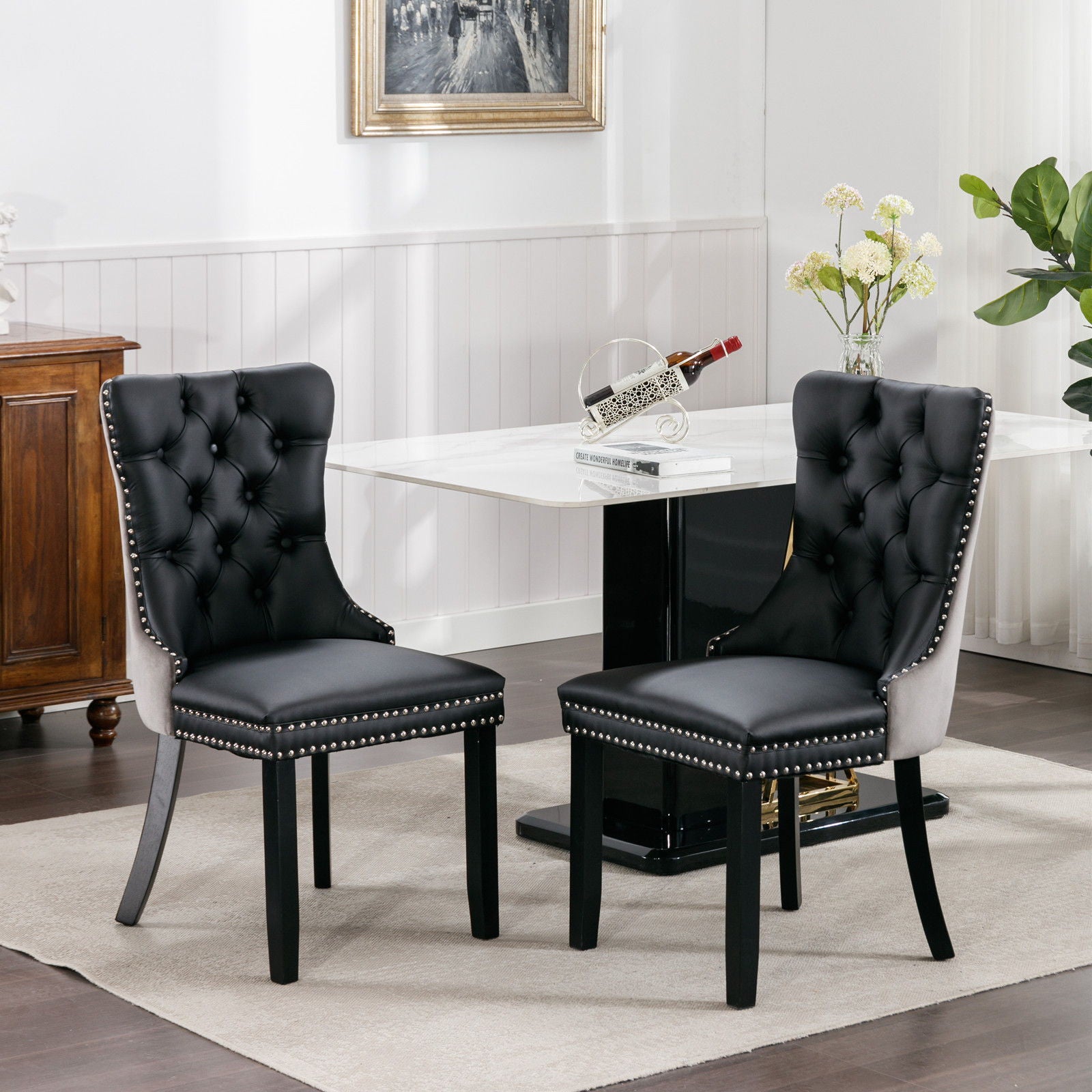 Nikki - Modern Upholstered Dining Chair (Set of 2)
