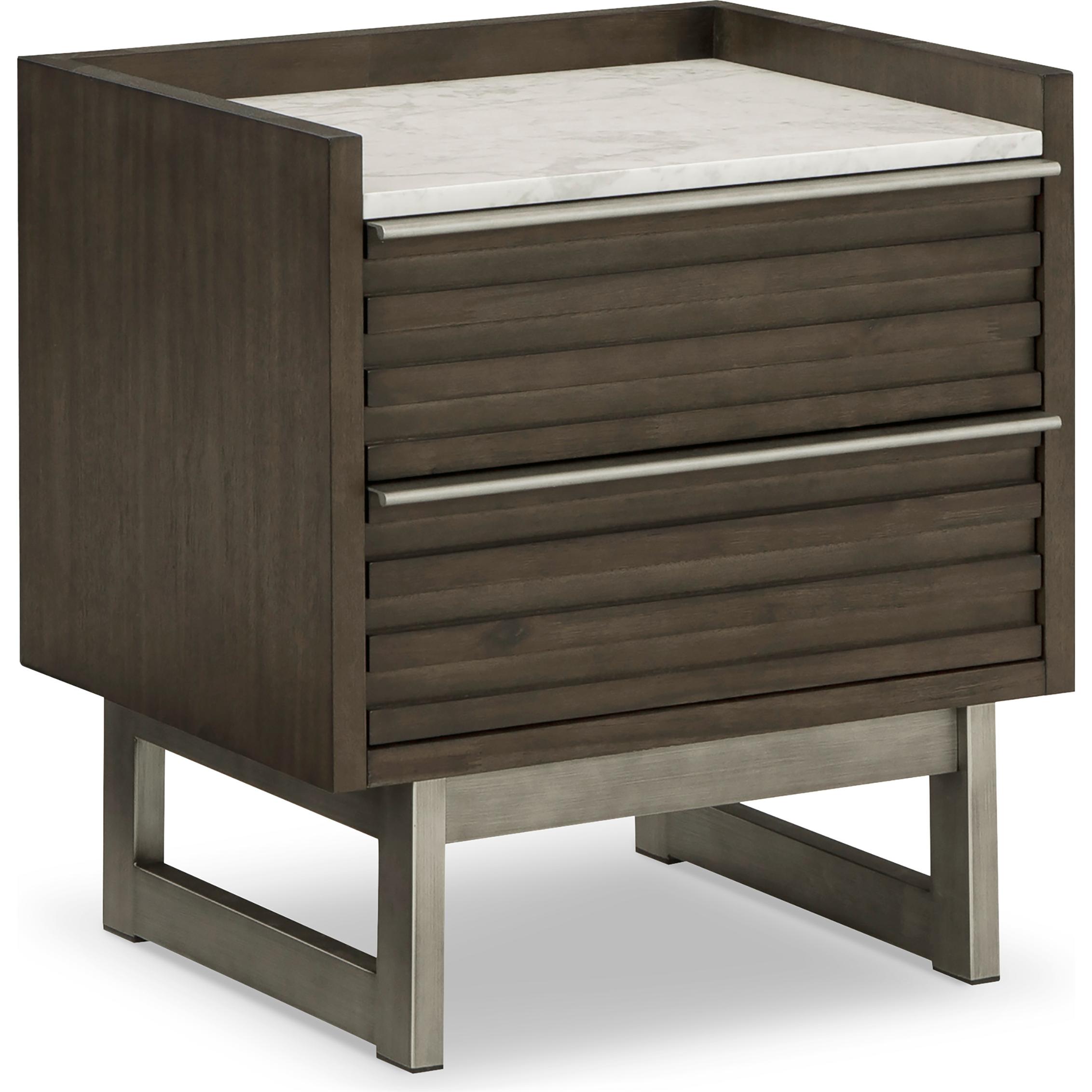 Diamond Modern Furniture Exclusive Design Arkenton 2-Drawer Nightstand B786-92 IMAGE 1