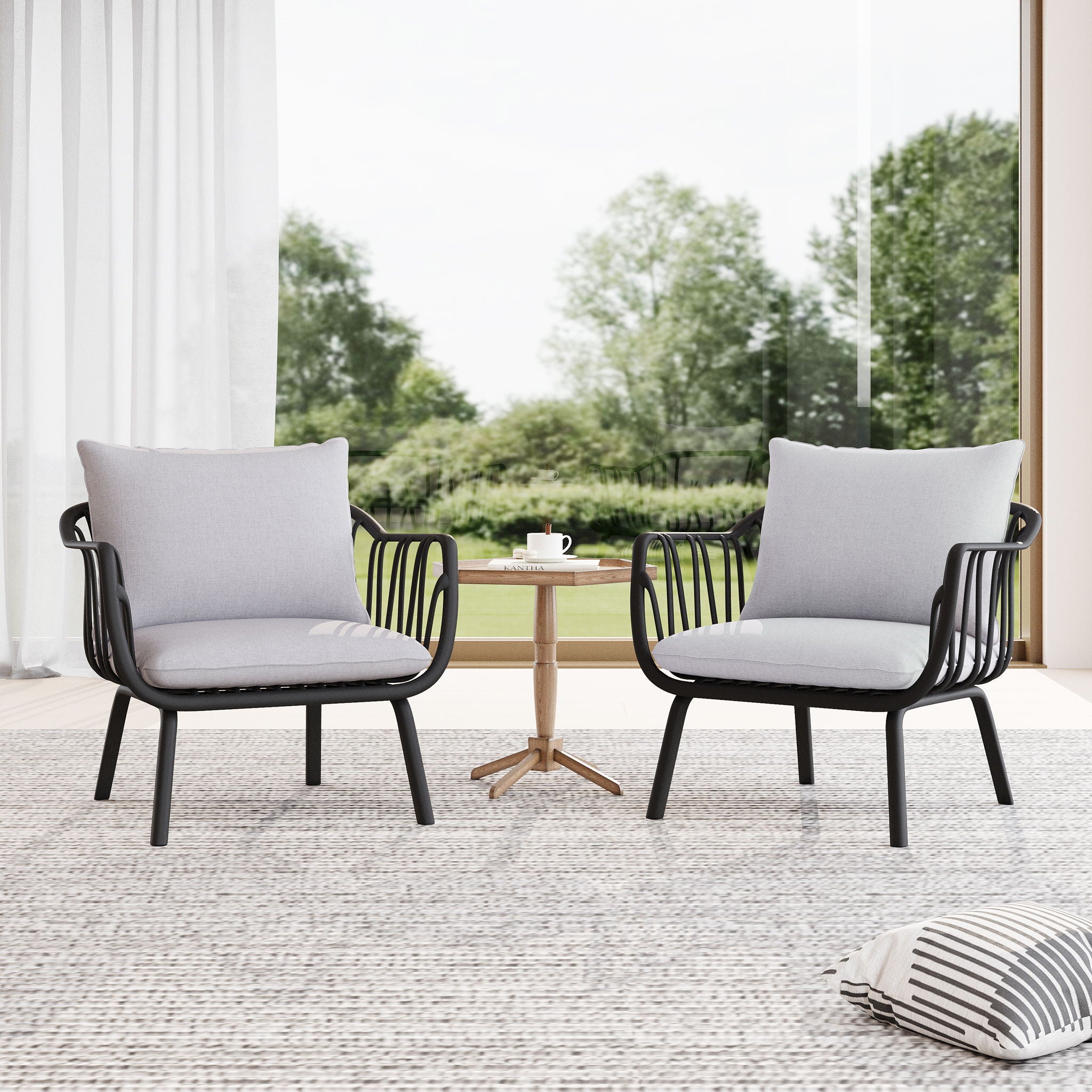 Huron - Outdoor Club Chair (Set of 2)