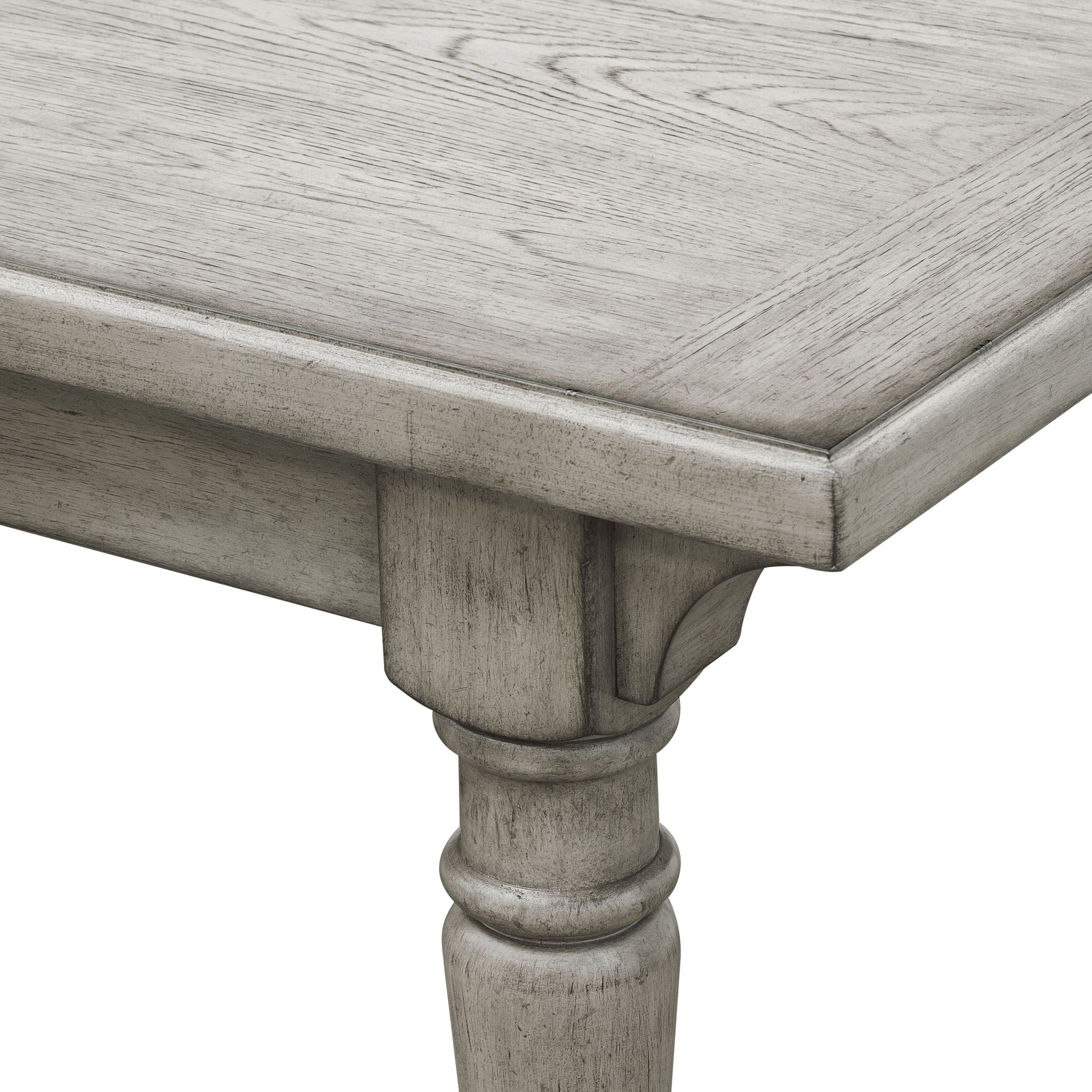 Madison Ridge - Farmhouse Leg Table - Gray