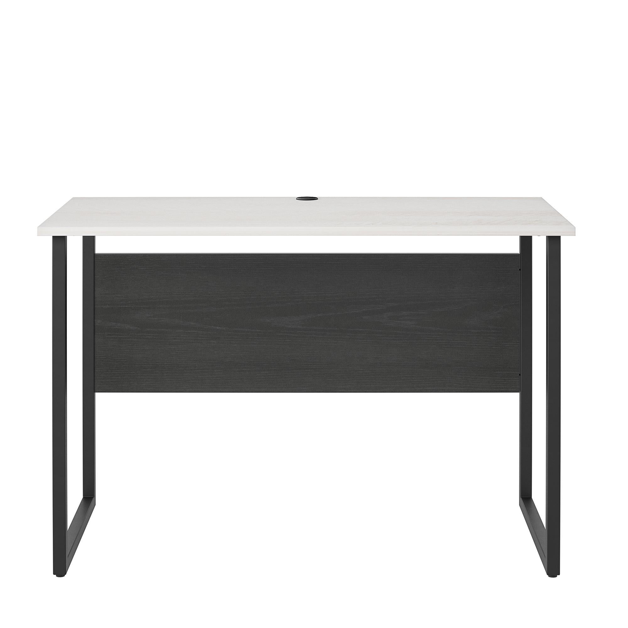 Sorina - Writing Desk - White / Light Oak