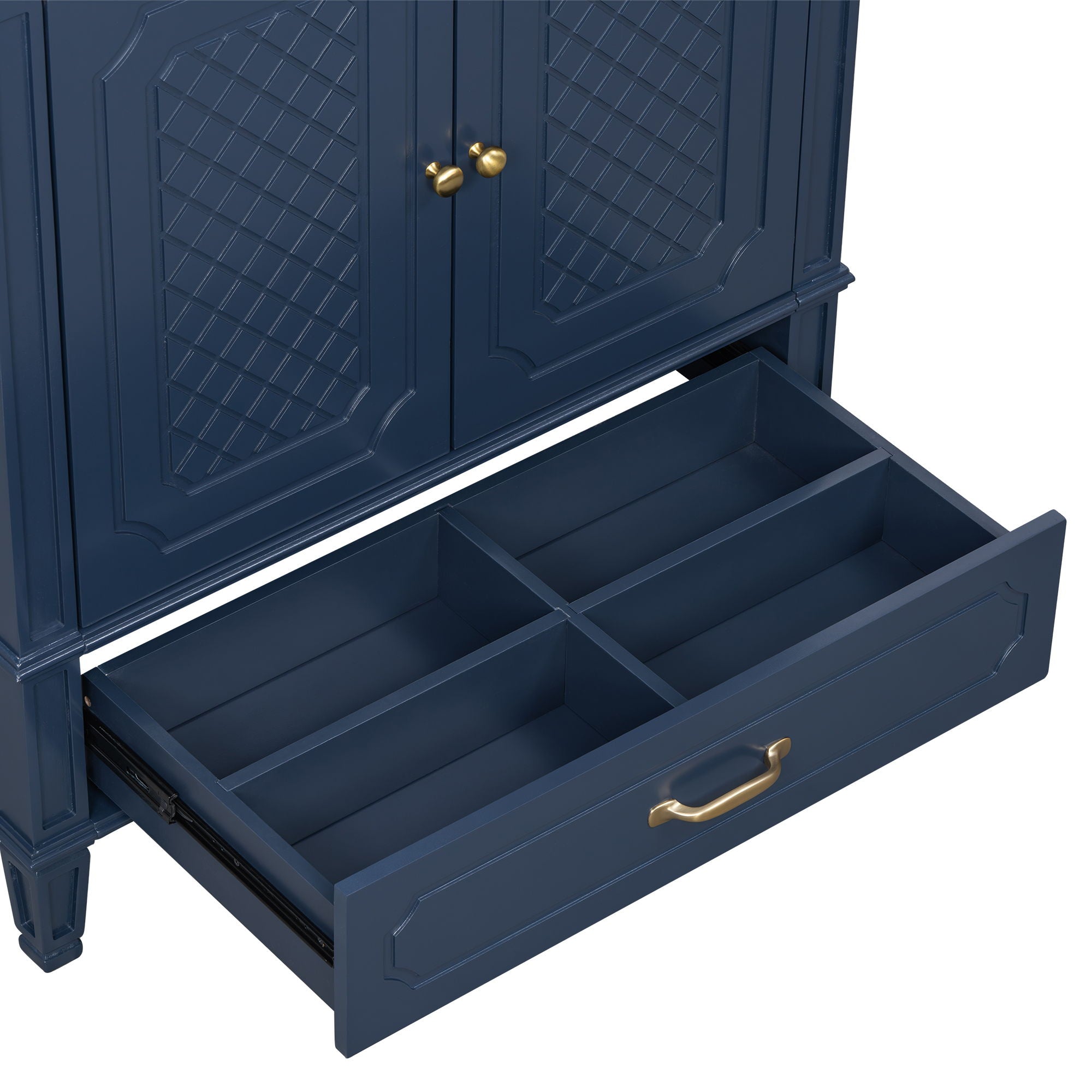 Bathroom Vanity With Sink, Soft Closing Door, Multi Functional Storage