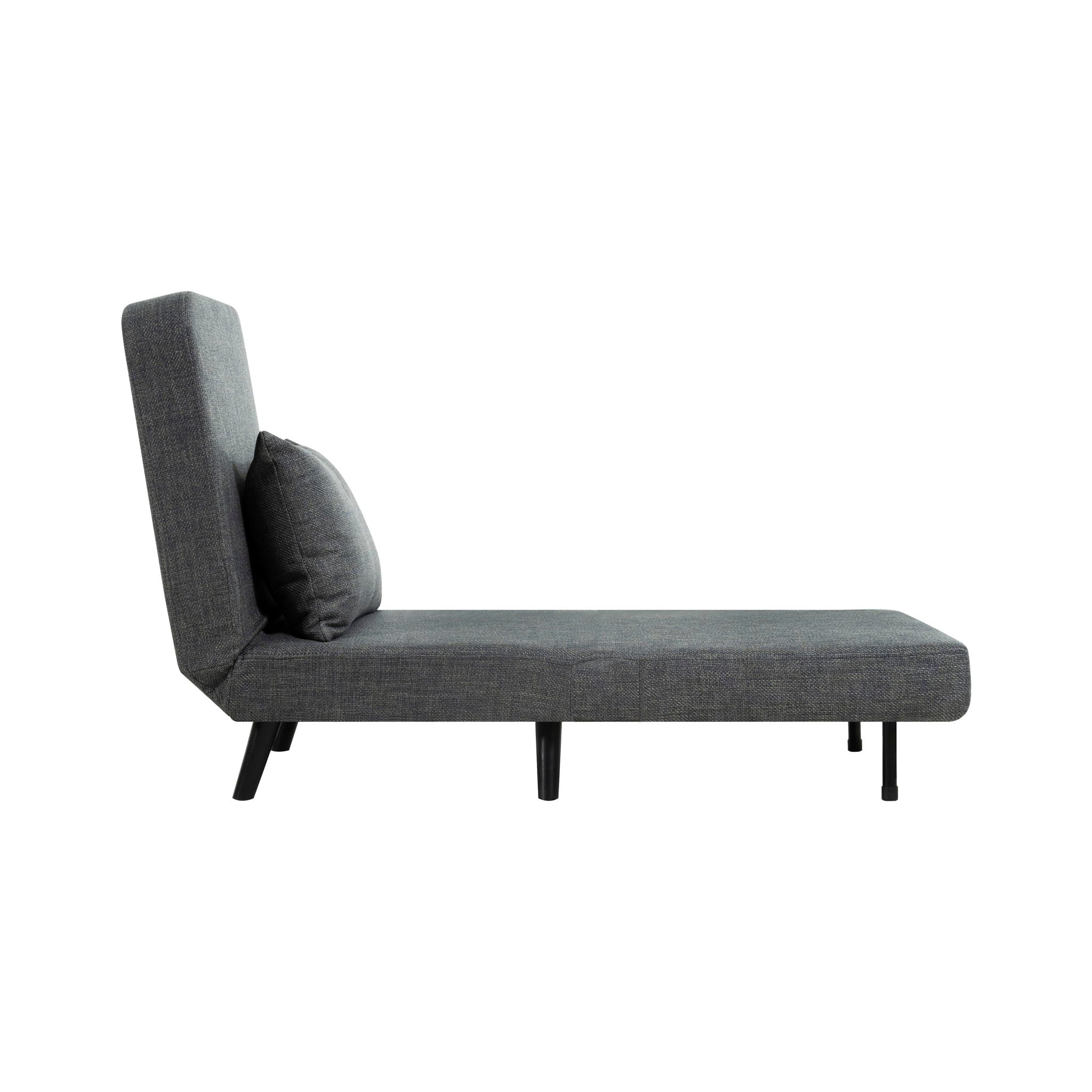 3 In 1 Foldable Chaise Lounge With Adjustable Backrest