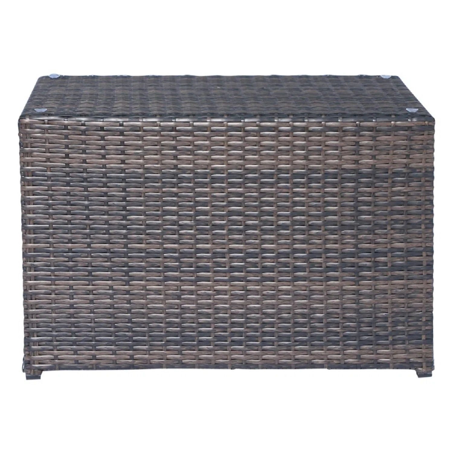 Comfortable Modern Patio Rattan Sectional Set With Cushions