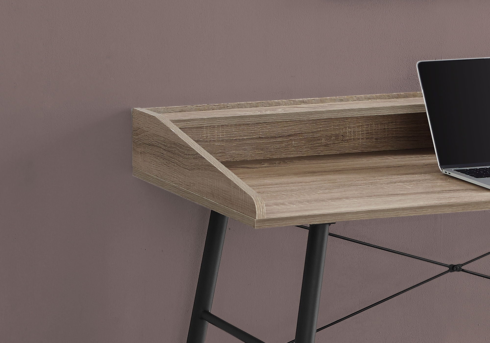 Computer Desk For Home Office, Sturdy Construction, Storage Shelves