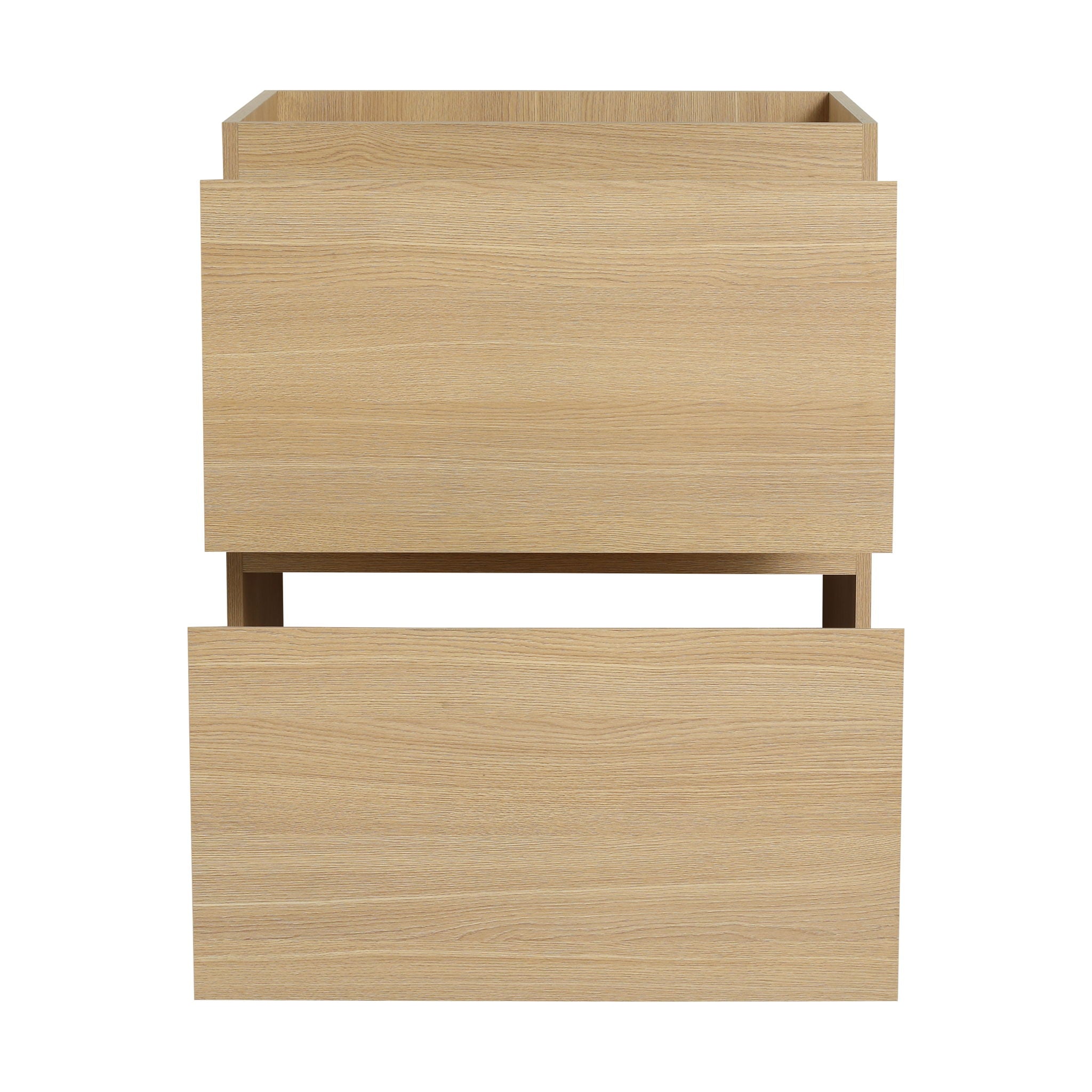 Modern Freestanding Bathroom Vanity Cabinet With Double Drawer