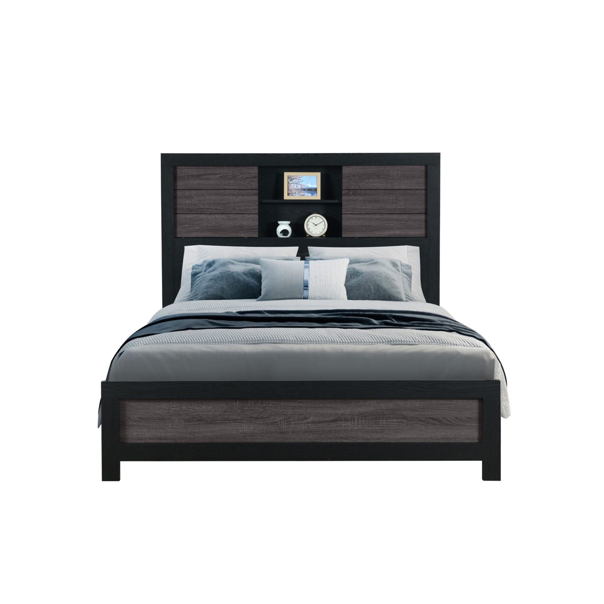 Soluto - Bed With Bookcase Headboard