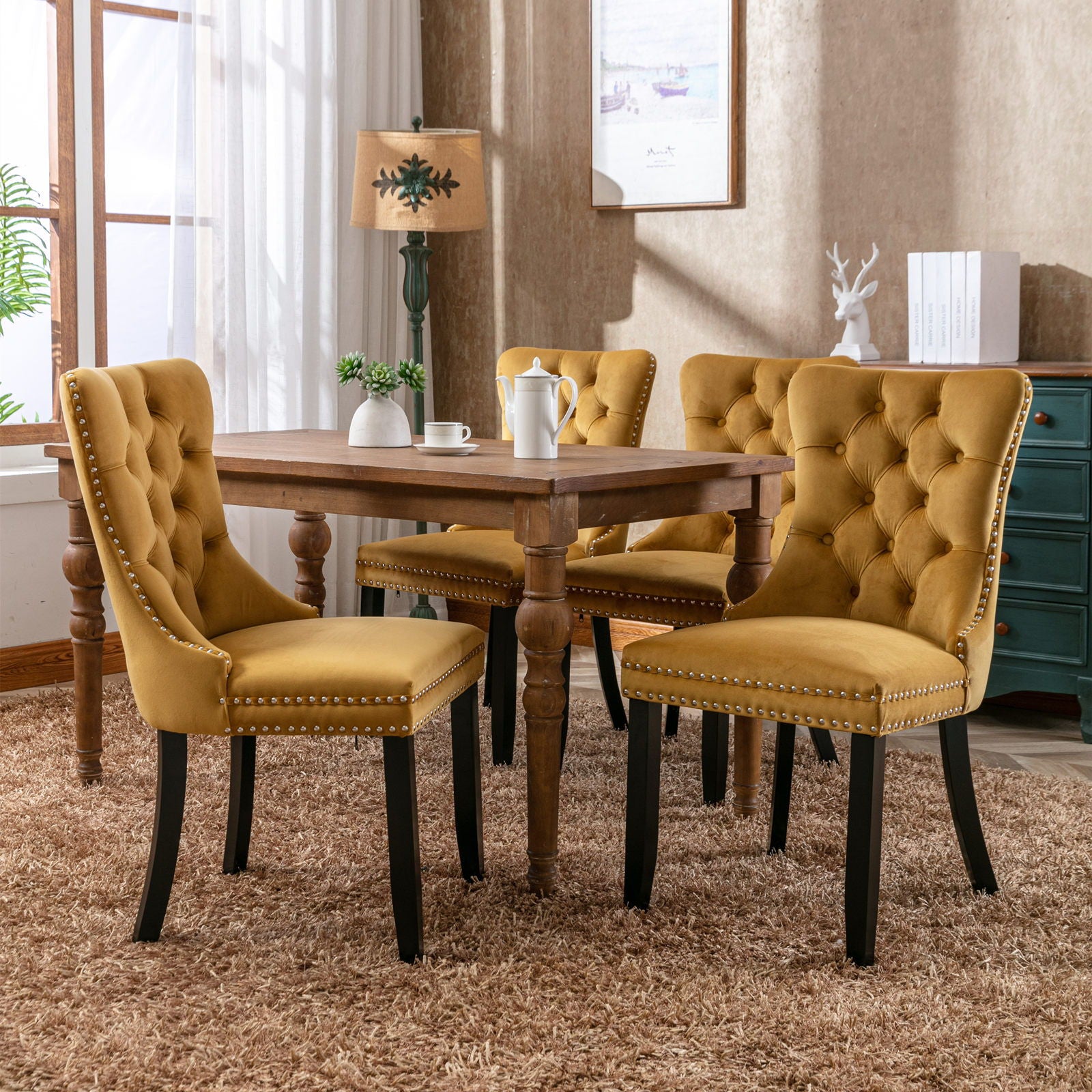 Nikki - High-End Tufted Dining Chair (Set of 2)