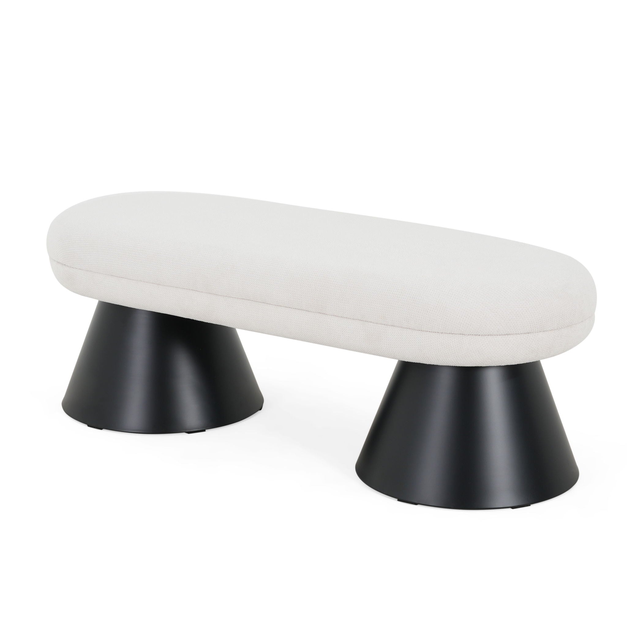 Dining Bench Upholstered For Dining Room - Beige