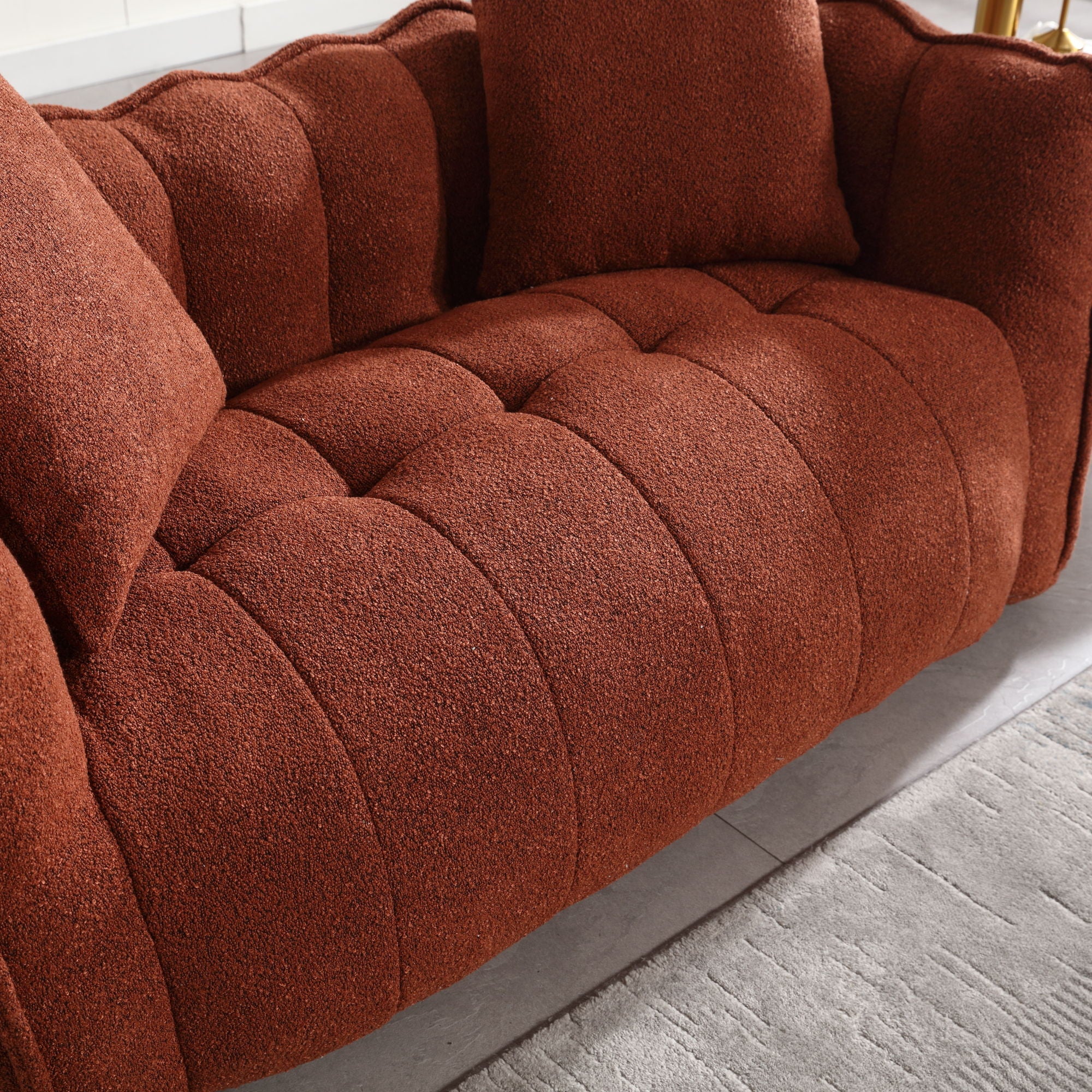 Cozy Beanbag Chair With High Resilience Foam Core For 2