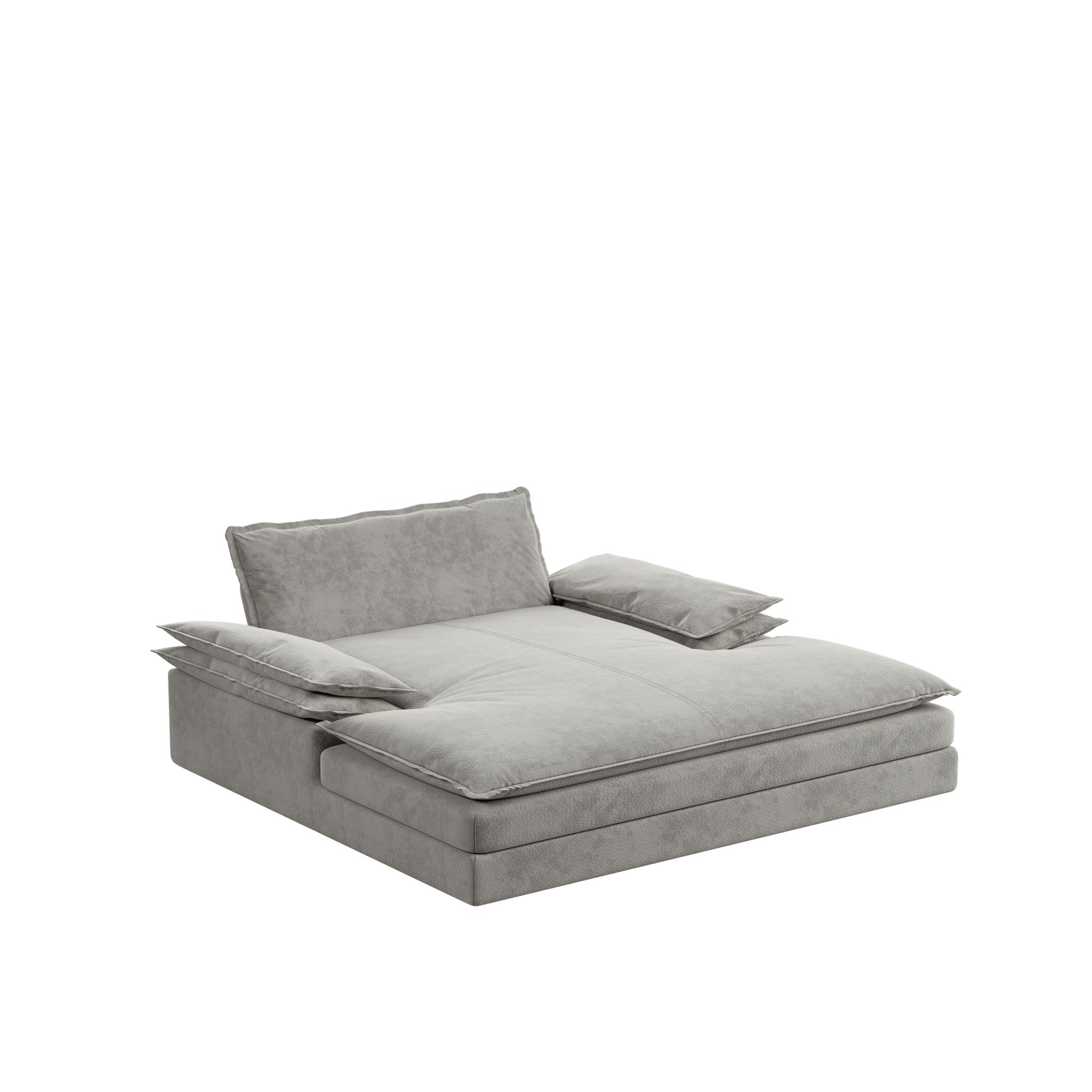 Modern Oversized Double Chaise Lounge Chair