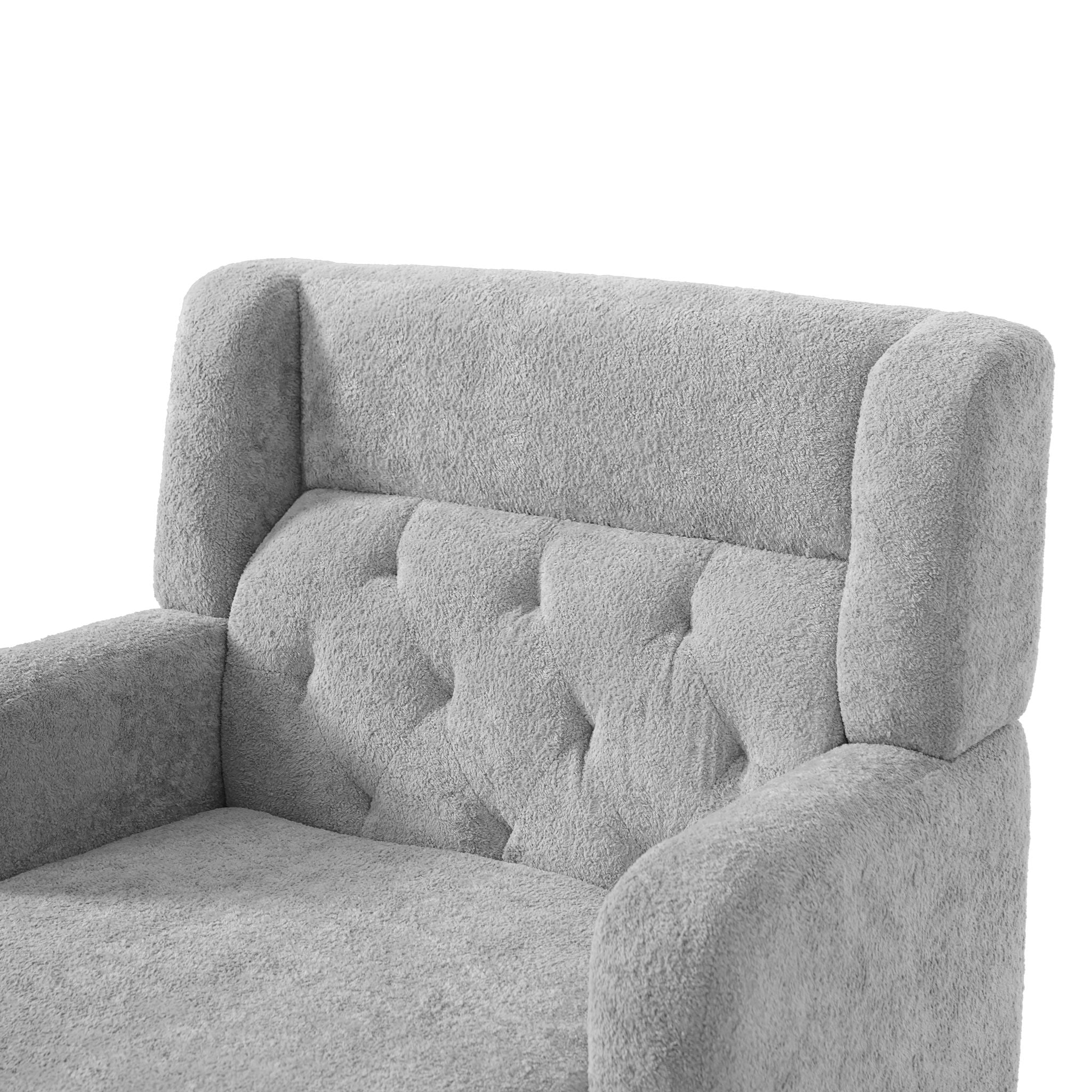 Modern Tufted Upholstered Accent Chair For Living Room