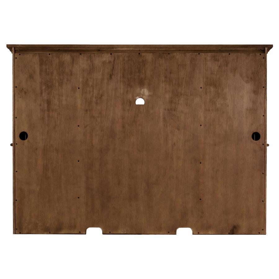 Hartshill - 2-Door Hutch With Shelves - Burnished Oak