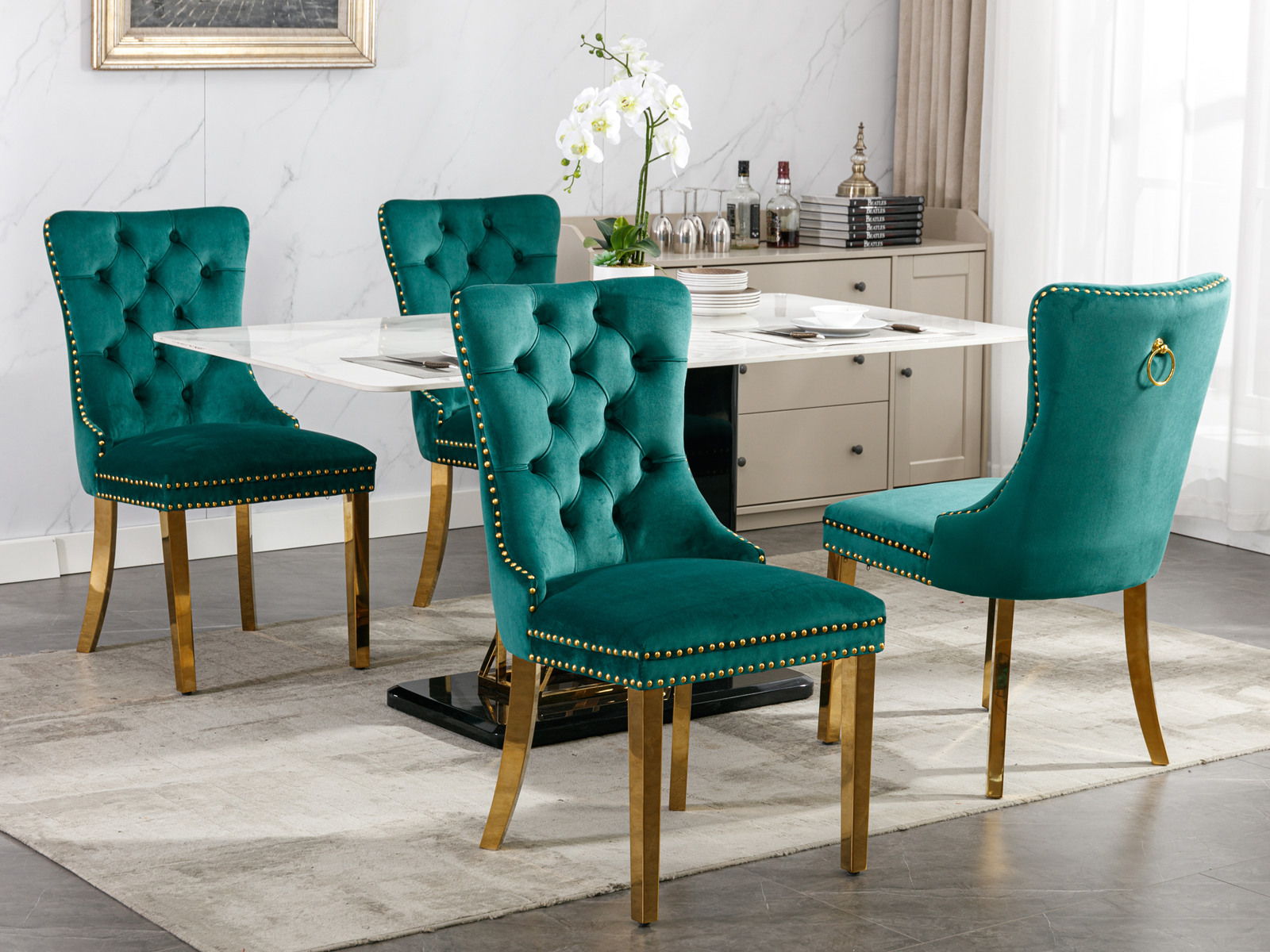 Nikki - Modern, High-End Tufted Dining Chair (Set of 2)