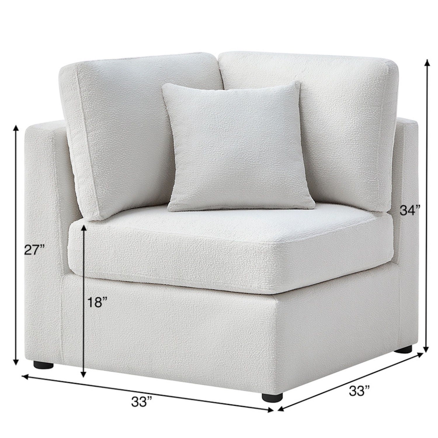 Chauncy - Corner Wedge Chair