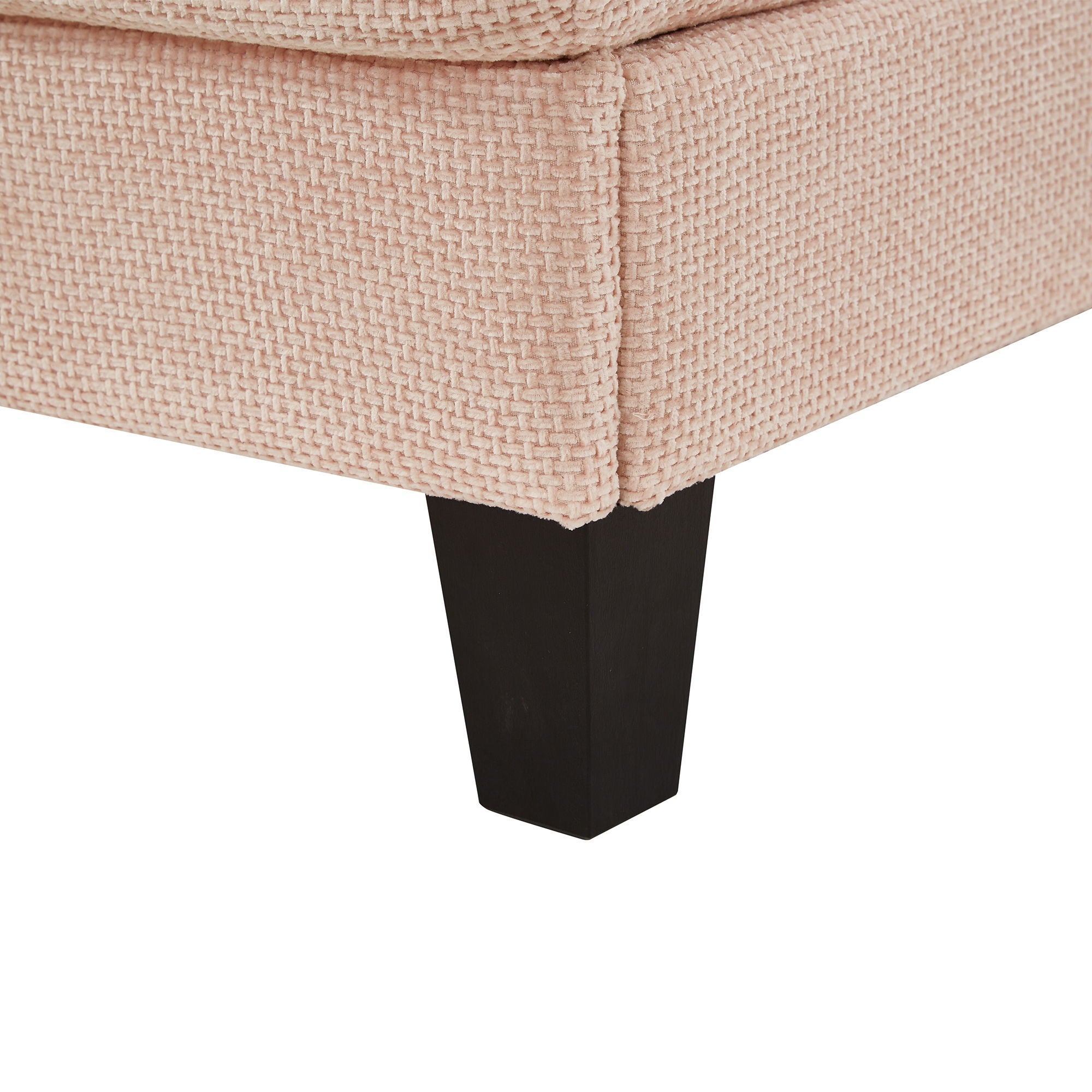 Chaise Bed Lounge Sofa Chair With Adjustable Backrest And LED Light Strip