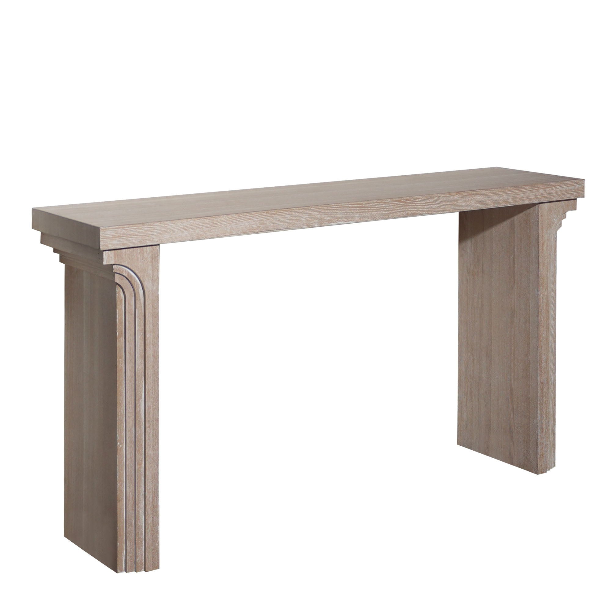 Console Table With Decorative Molding