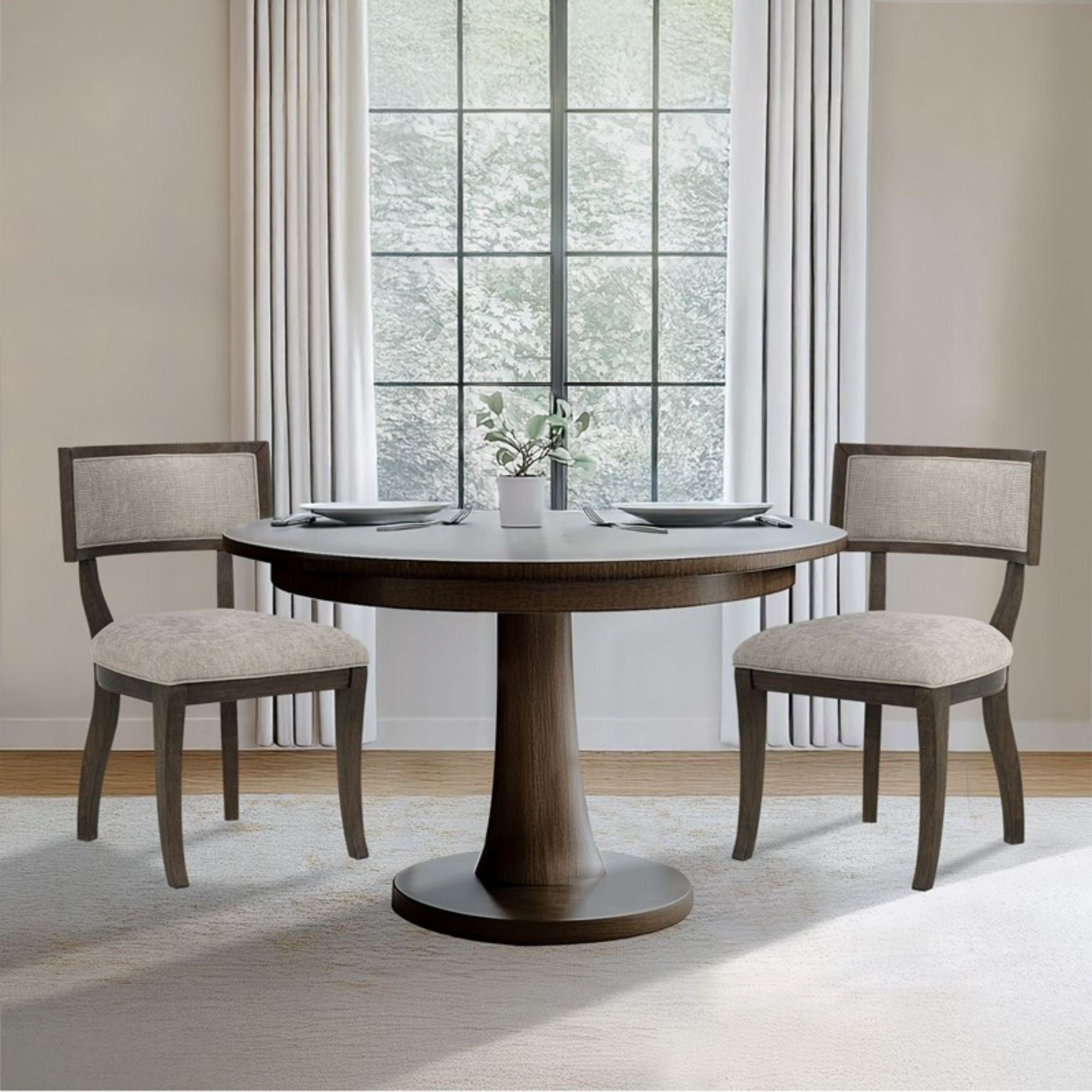 Marie - Upholstered Dining Chair (Set of 2) - Beige