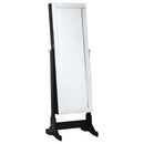 Batista Cheval Mirror with Jewelry Storage White