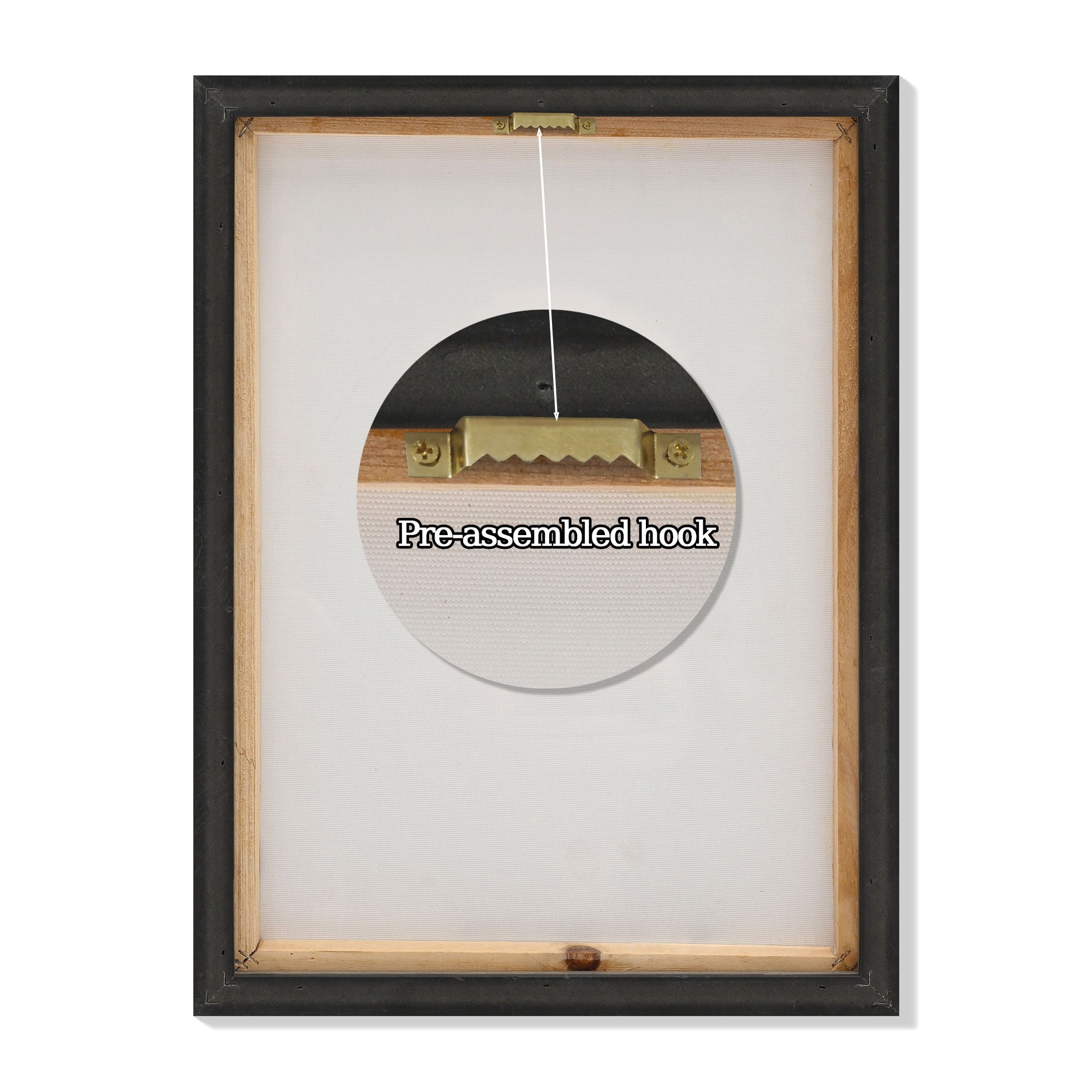 Framed Bathroom Decor, Cute Puppy Wall Art In Picture Frame, 3D Canvas Print - Indigo / White