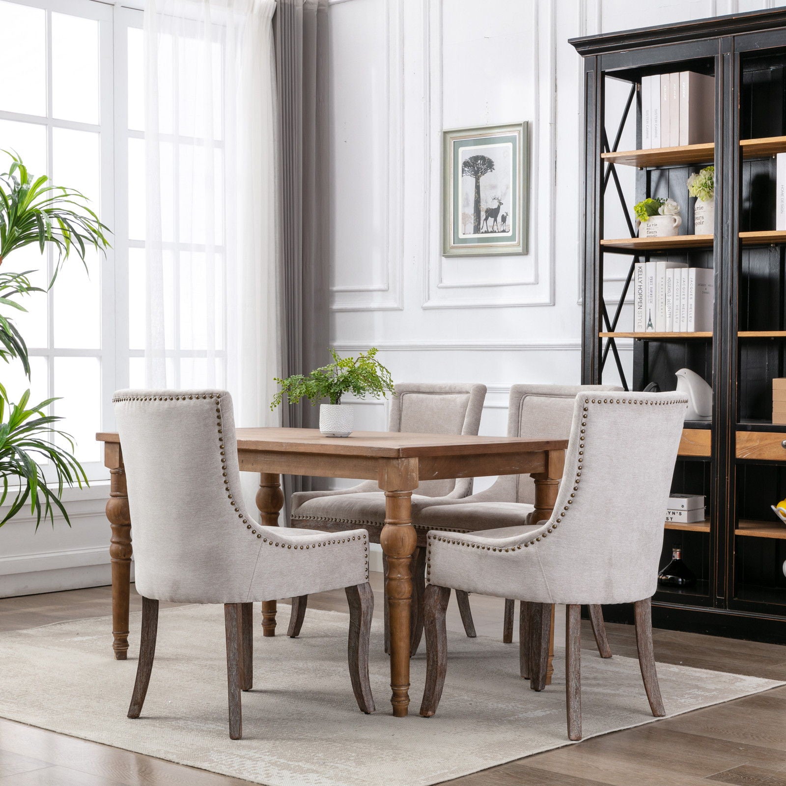 Ultra - Side Dining Chair, Nail Head (Set of 2)