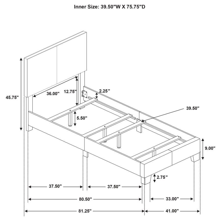 Dorian - Upholstered Panel Bed