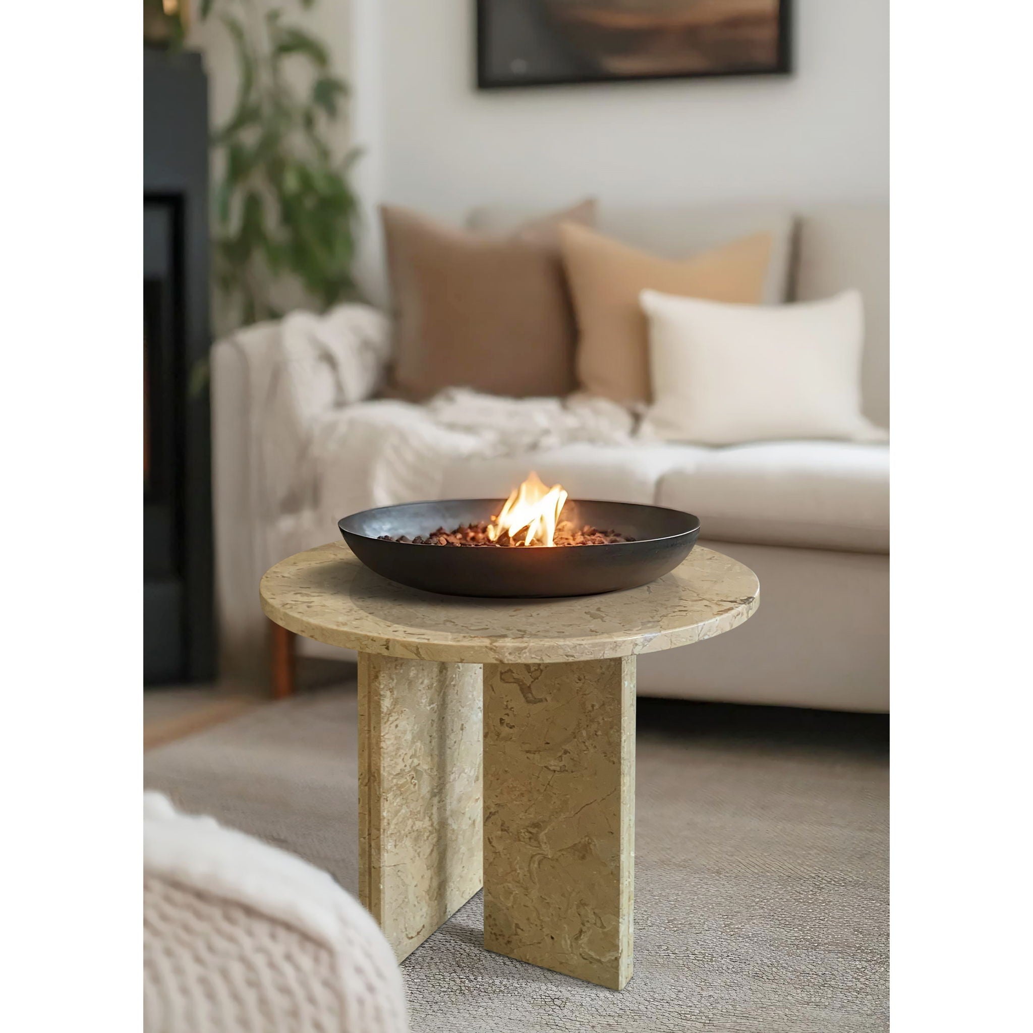 Luxury Coffee Table With Unique Veining, Unique Stone Design