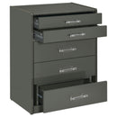 Danbury 3-drawer Makeup Vanity & Stool Set Black High Gloss