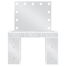 Regina Makeup Vanity Table Set with Lighting White
