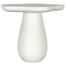 Perth 17-inch Side Table with Cloud-Shaped Top Off White