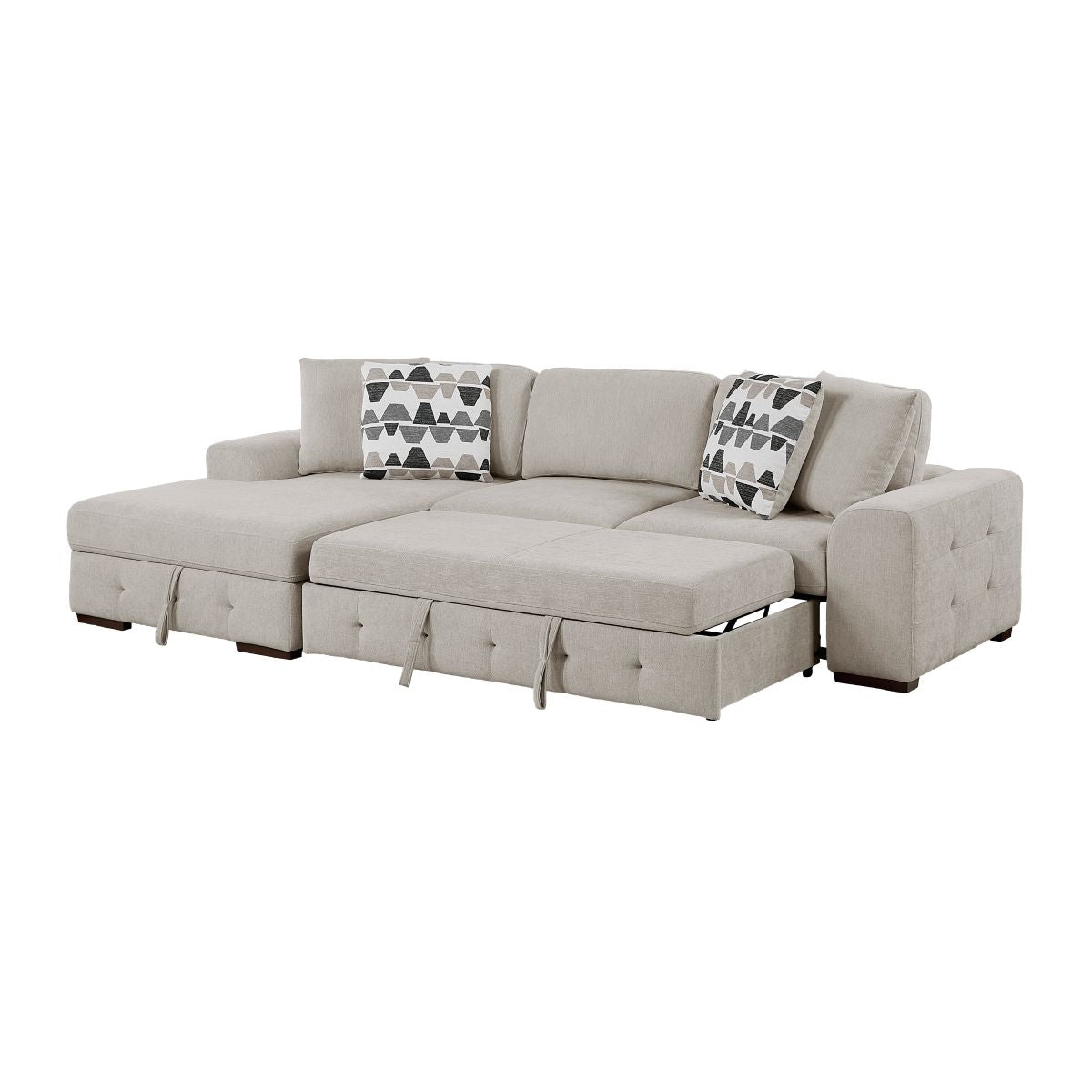 Raife - Sectional With Ottoman