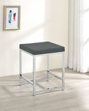 Afshan 3-drawer Vanity Set with Lighting Grey High Gloss