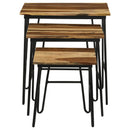 Nayeli  Solid Sheesham Wood Nesting Tables Natural