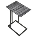 Vicente Marble Top C-Shaped Sofa Side Table Green