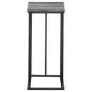 Vicente Marble Top C-Shaped Sofa Side Table Green