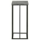 Vicente Marble Top C-Shaped Sofa Side Table Green