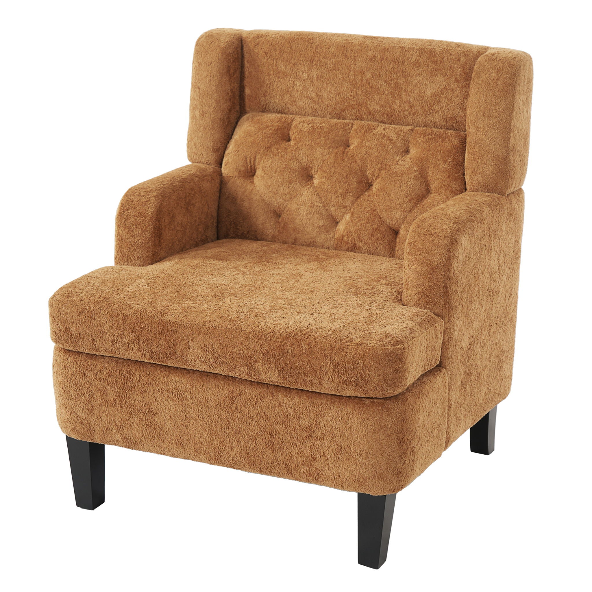 Modern Tufted Upholstered Accent Chair For Living Room