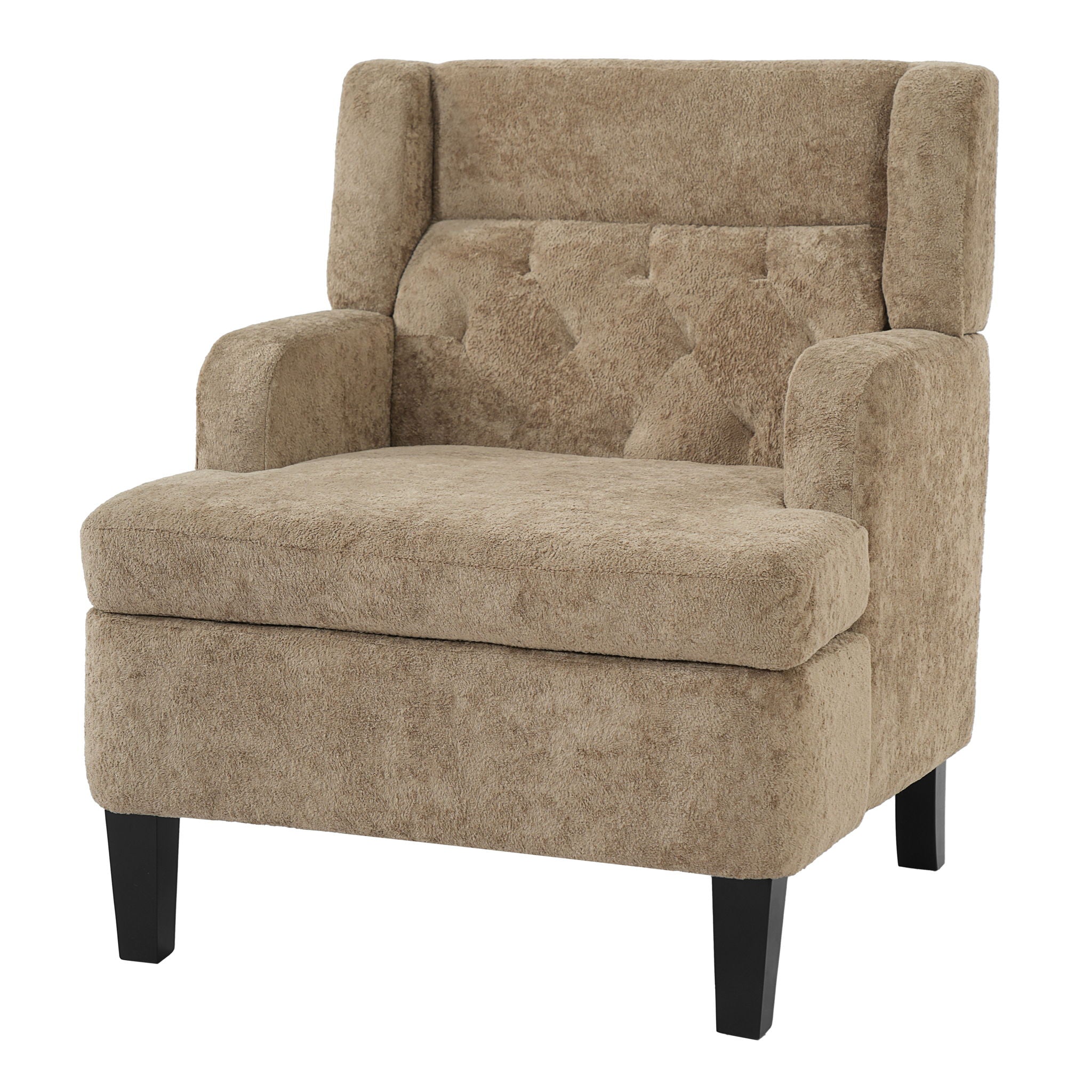 Modern Tufted Upholstered Accent Chair For Living Room