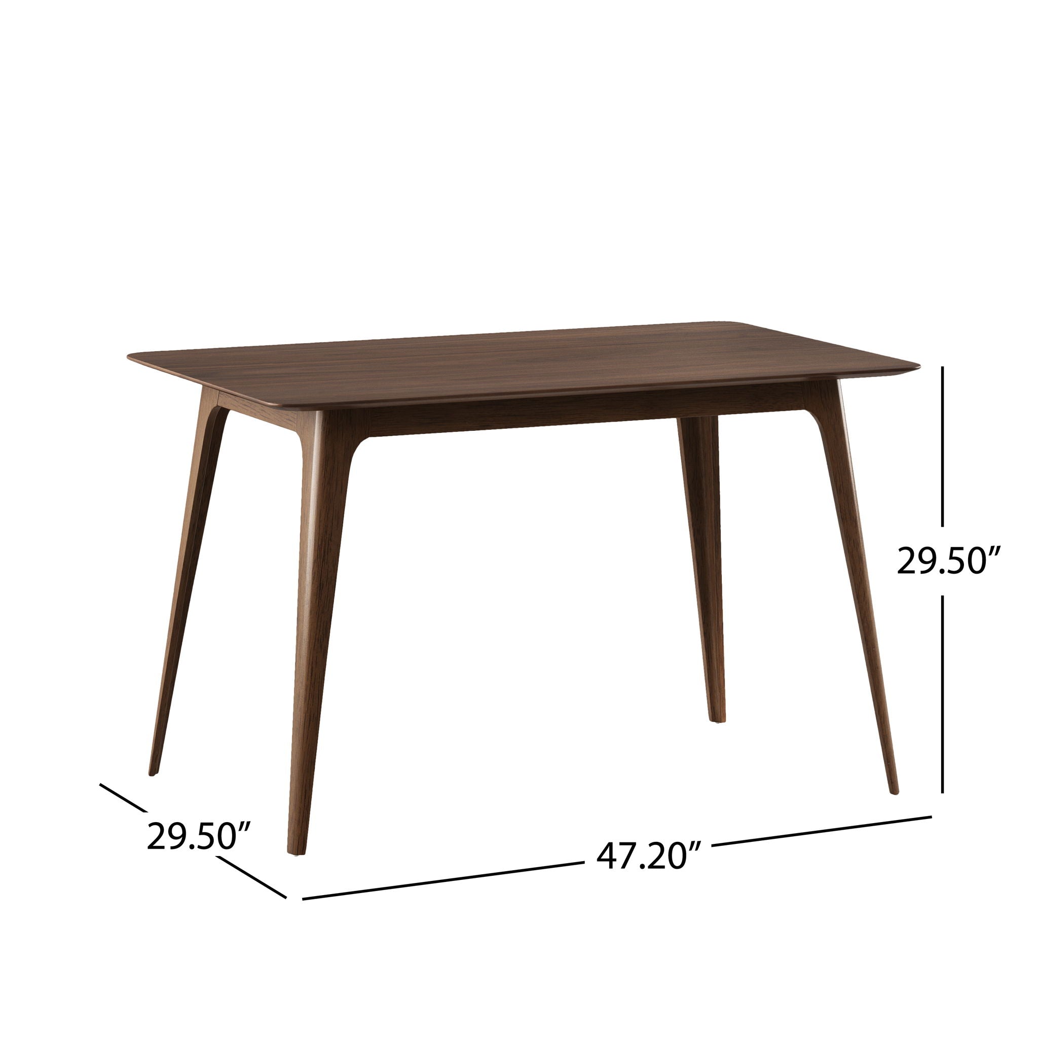 5 Piece Dining Set With Ergonomic Chairs