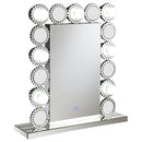 Aghes Vanity Mirror with Lighting Silver