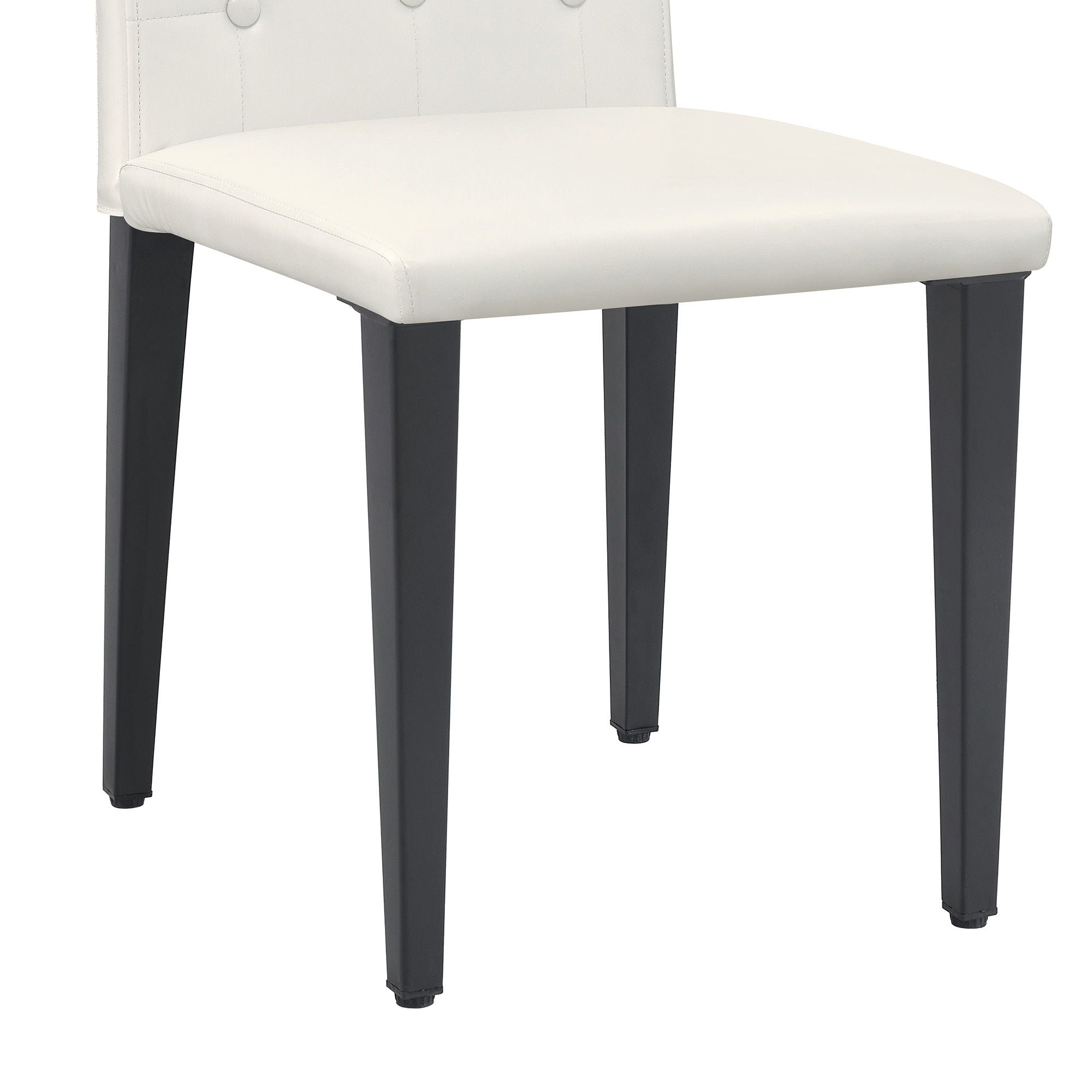 Dining Chairs With Ergonomic Buckle Backrest For Family Dining Rooms