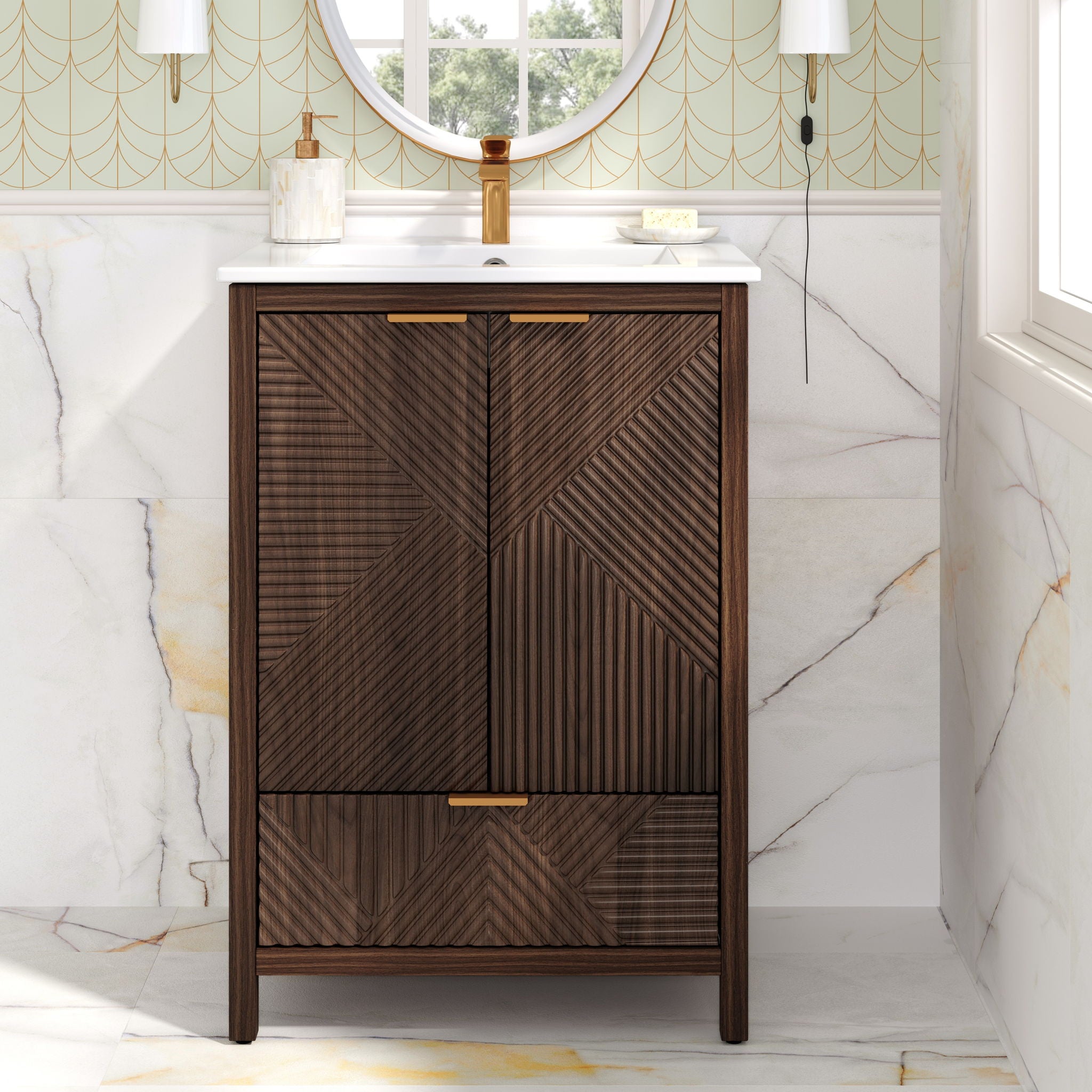 Modern Bathroom Vanity With Sink Combo