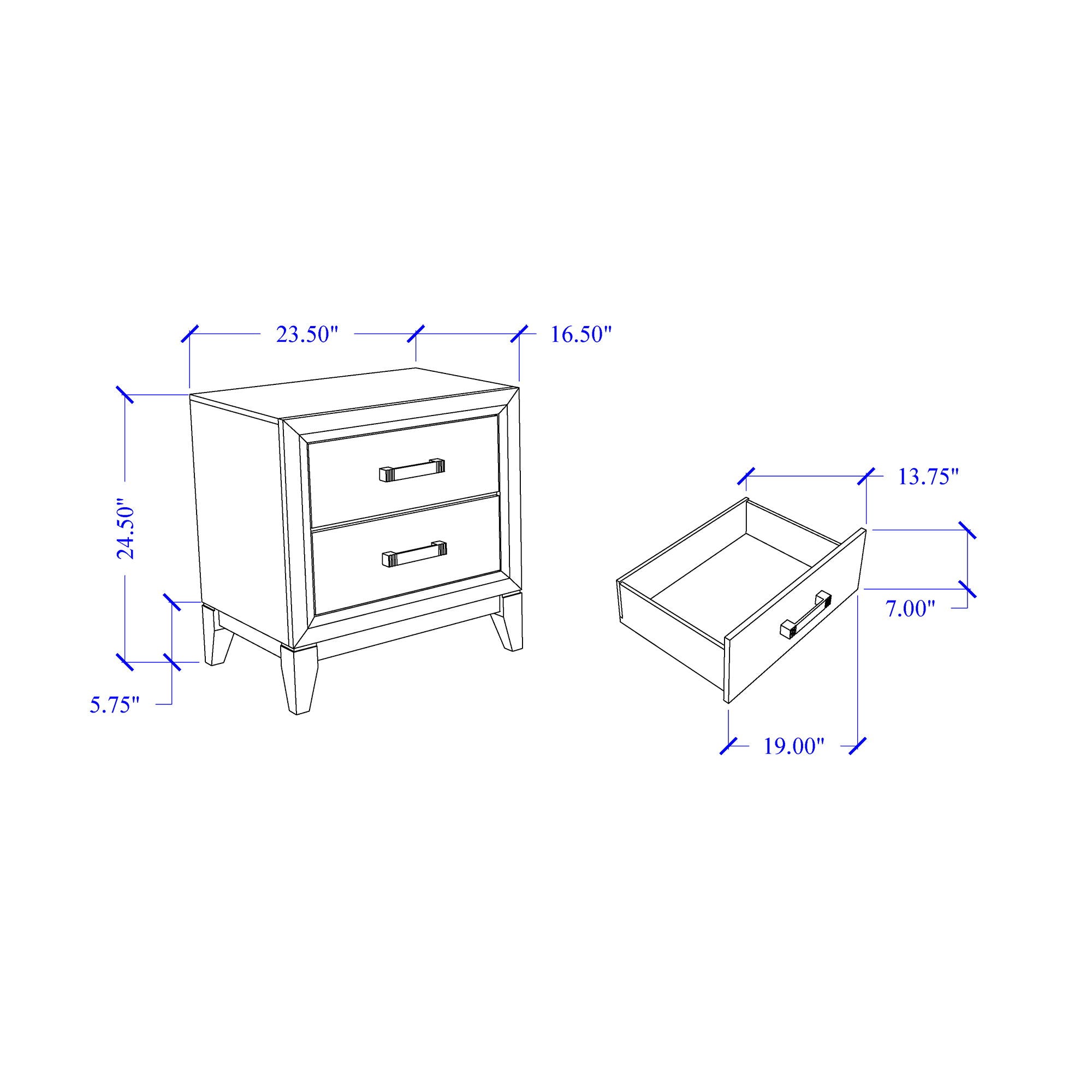 Mirage - Nightstand