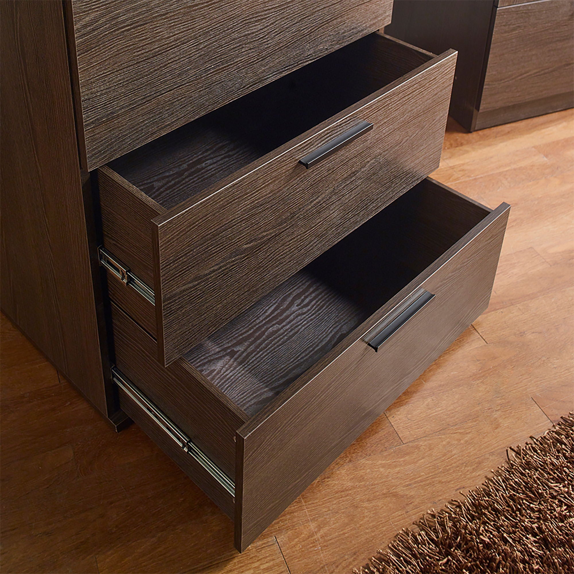 Oliver - Farmhouse Jumbo Chest With 4 Drawer Storage